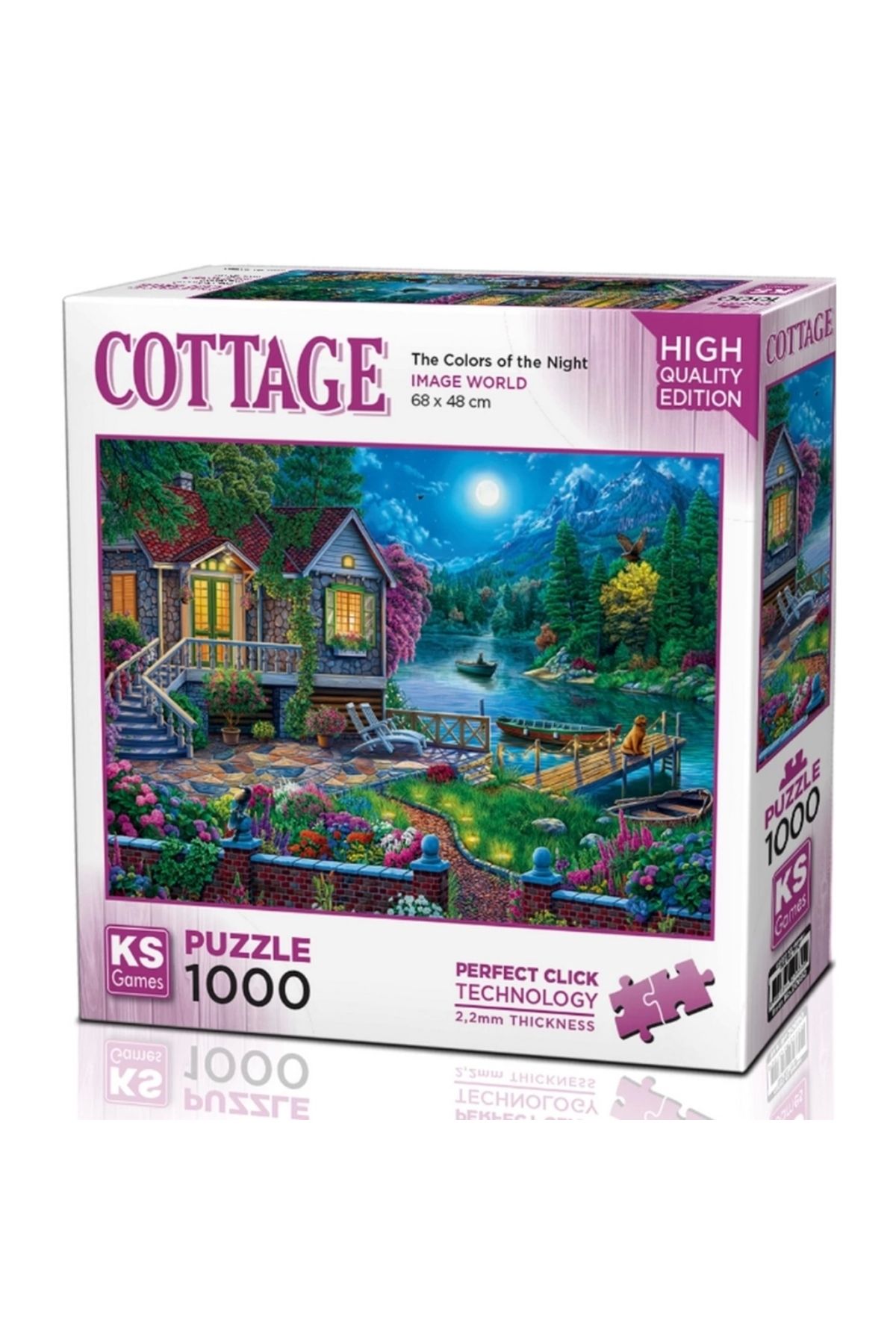 FTT SHOPPING MARKET Nessiworld KS Games The Colors of the Night Puzzle 1000 Parça 20680