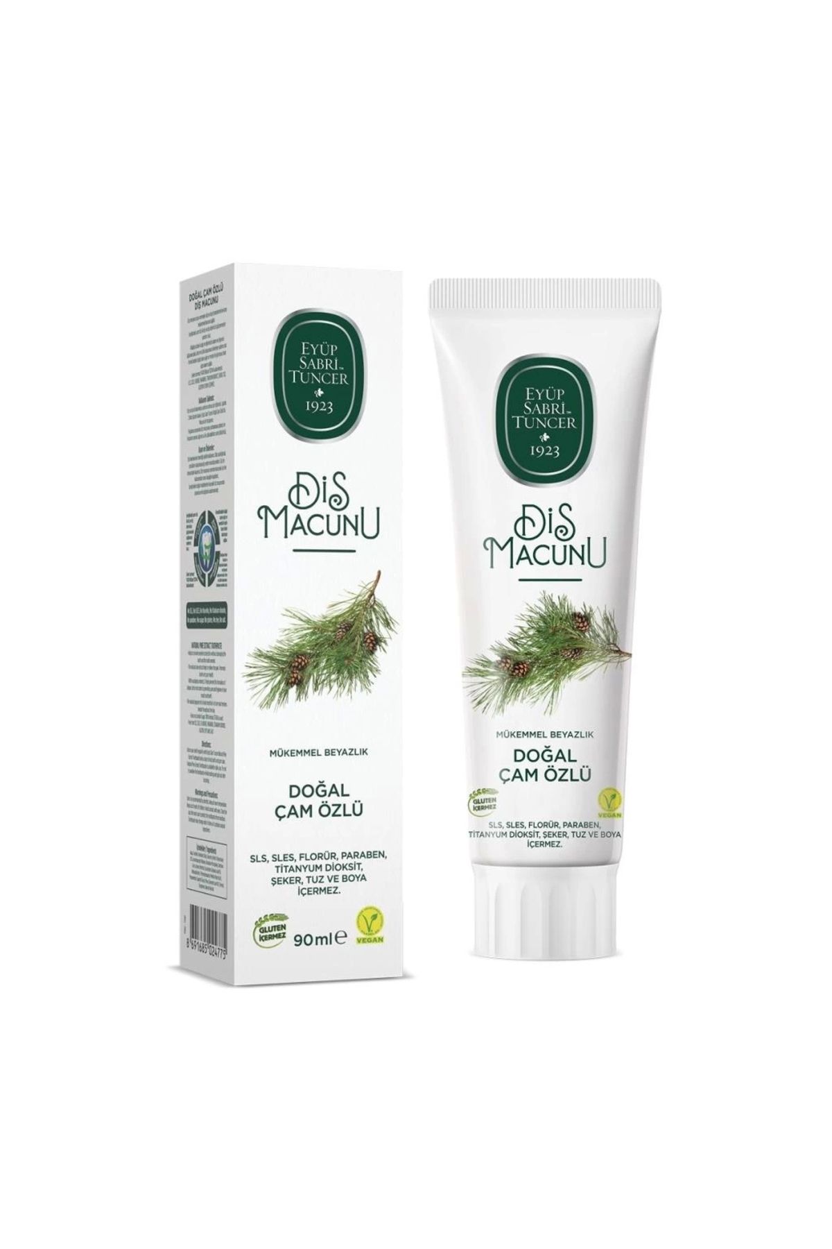 FTT SHOPPING MARKET Nessiworld Eyüp Sabri Tuncer Doğal Diş Macunu 90 Gr Çam Özlü