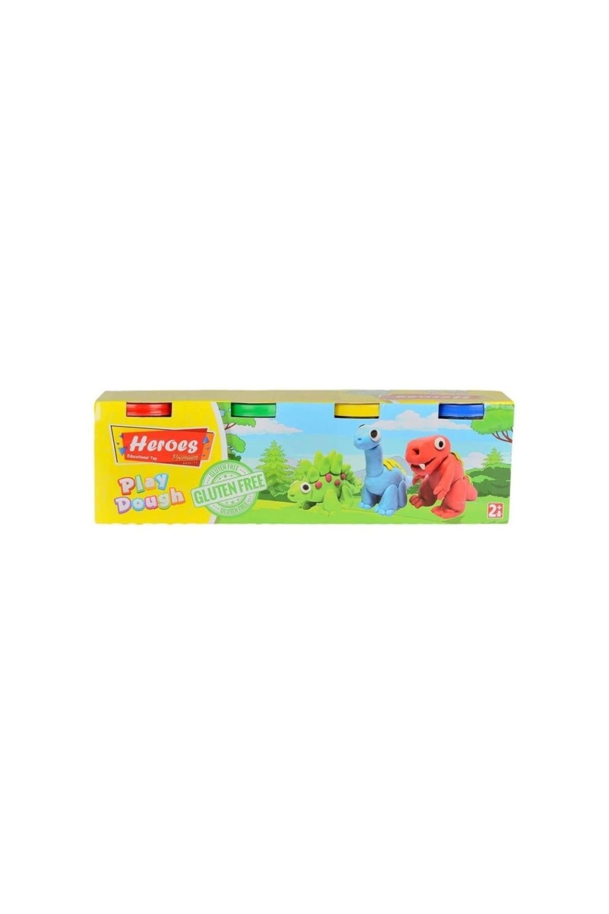 FTT SHOPPING MARKET Nessiworld ERN-604 Heroes Premıum Dörtlü Oyun Hamuru - Eren Oyuncak