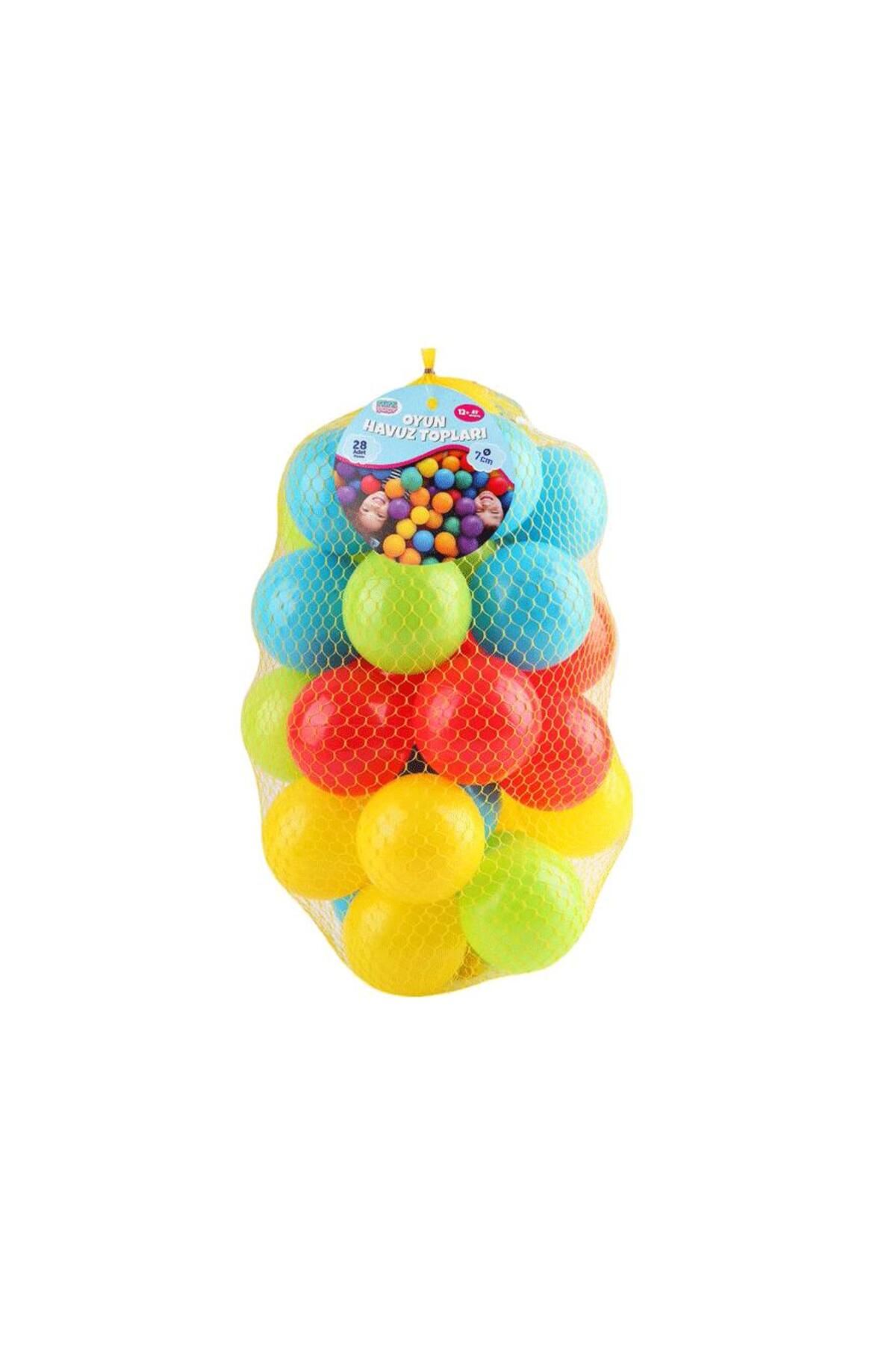 FTT SHOPPING MARKET Nessiworld ER-7028 Havuz Topu 7CM 28Lİ FİLE