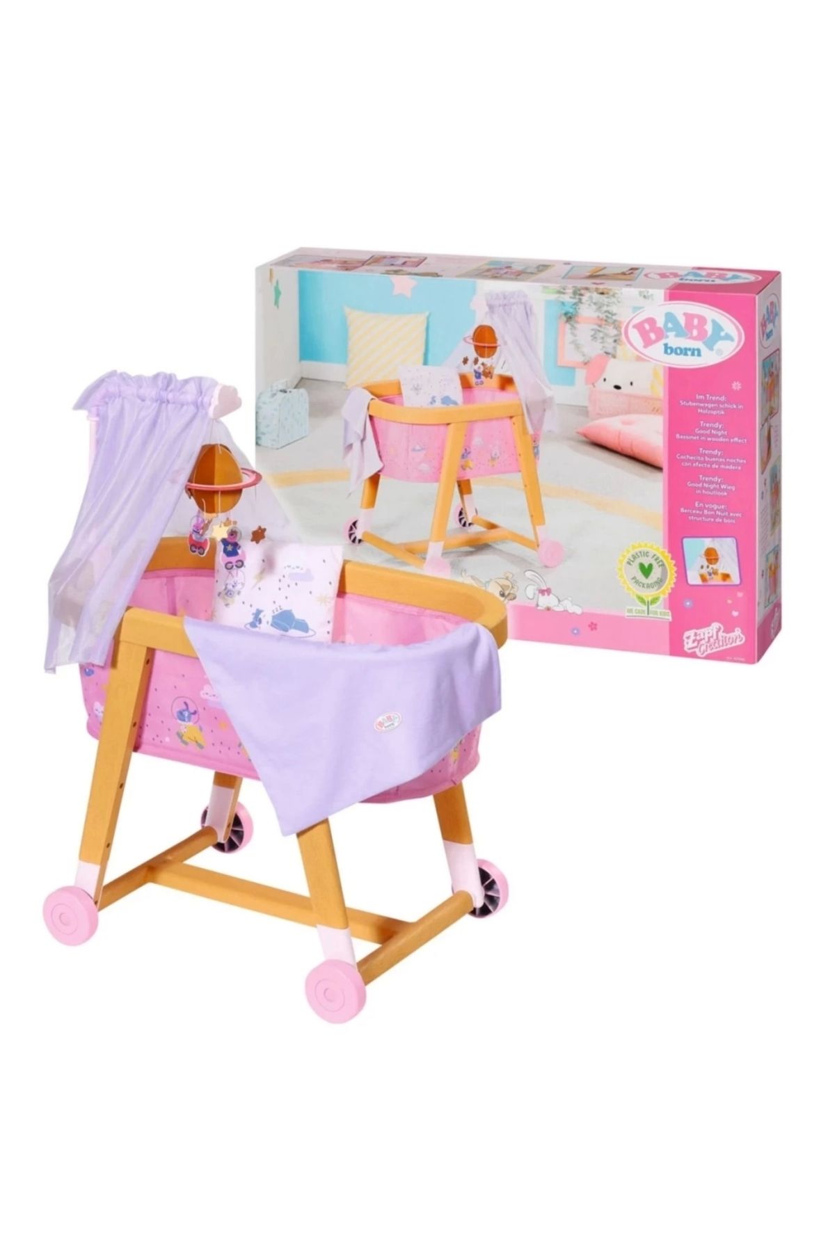 FTT SHOPPING MARKET Nessiworld Baby Born Good Night Bassinet