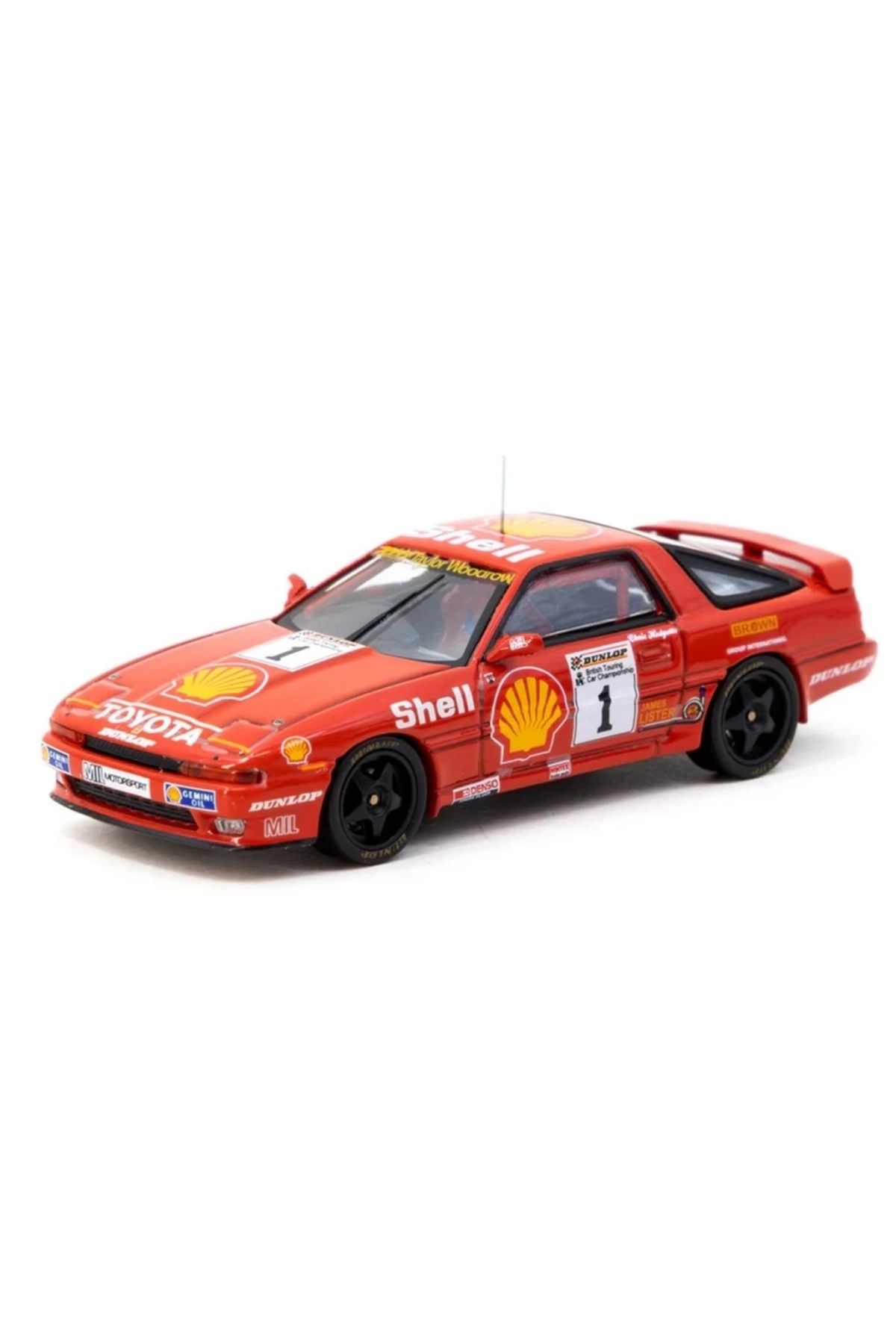 FTT SHOPPING MARKET Nessiworld Tarmac Works 1/64 Toyota Supra Turbo (MA70) BTCC 1988 Chris Hodgetts