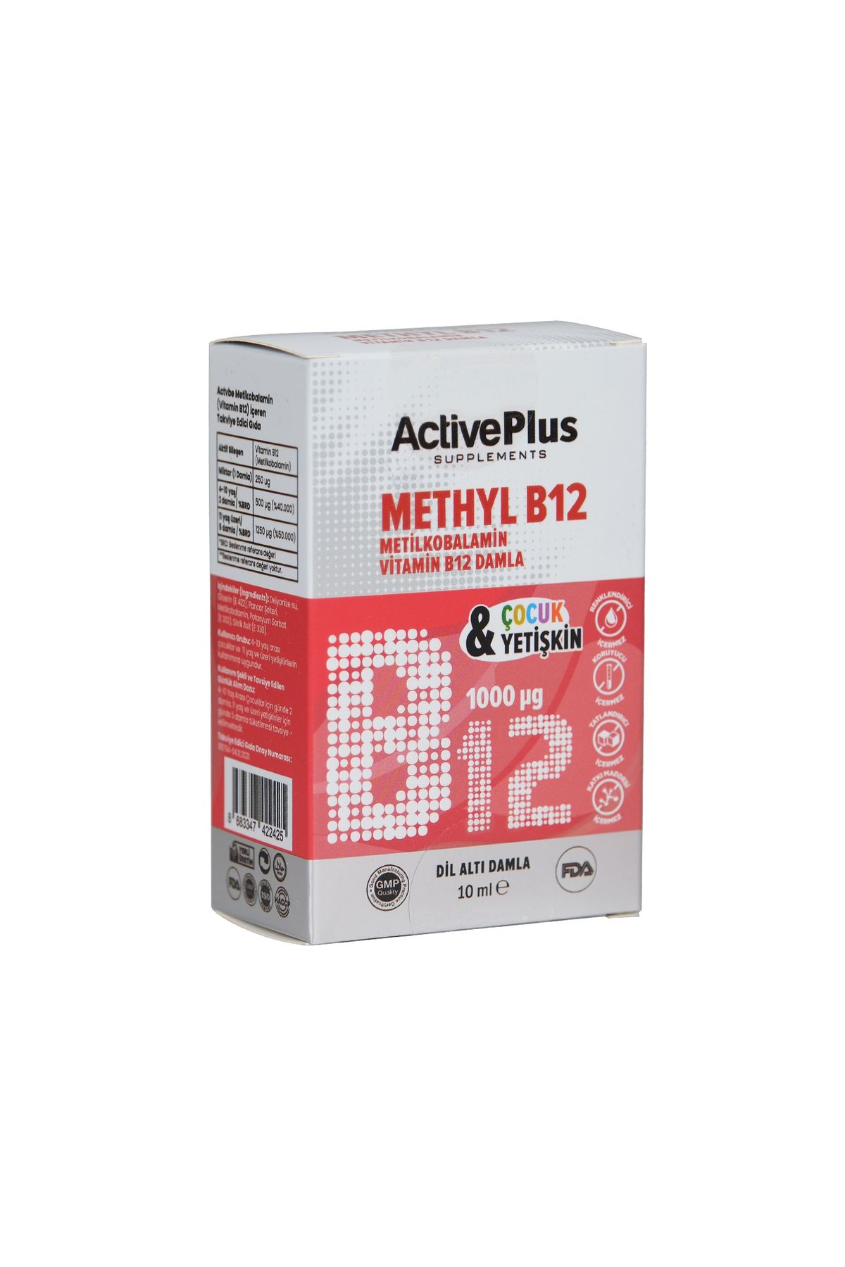 ActiveBee Supplements Actıve Plus Methyl B12 Damla
