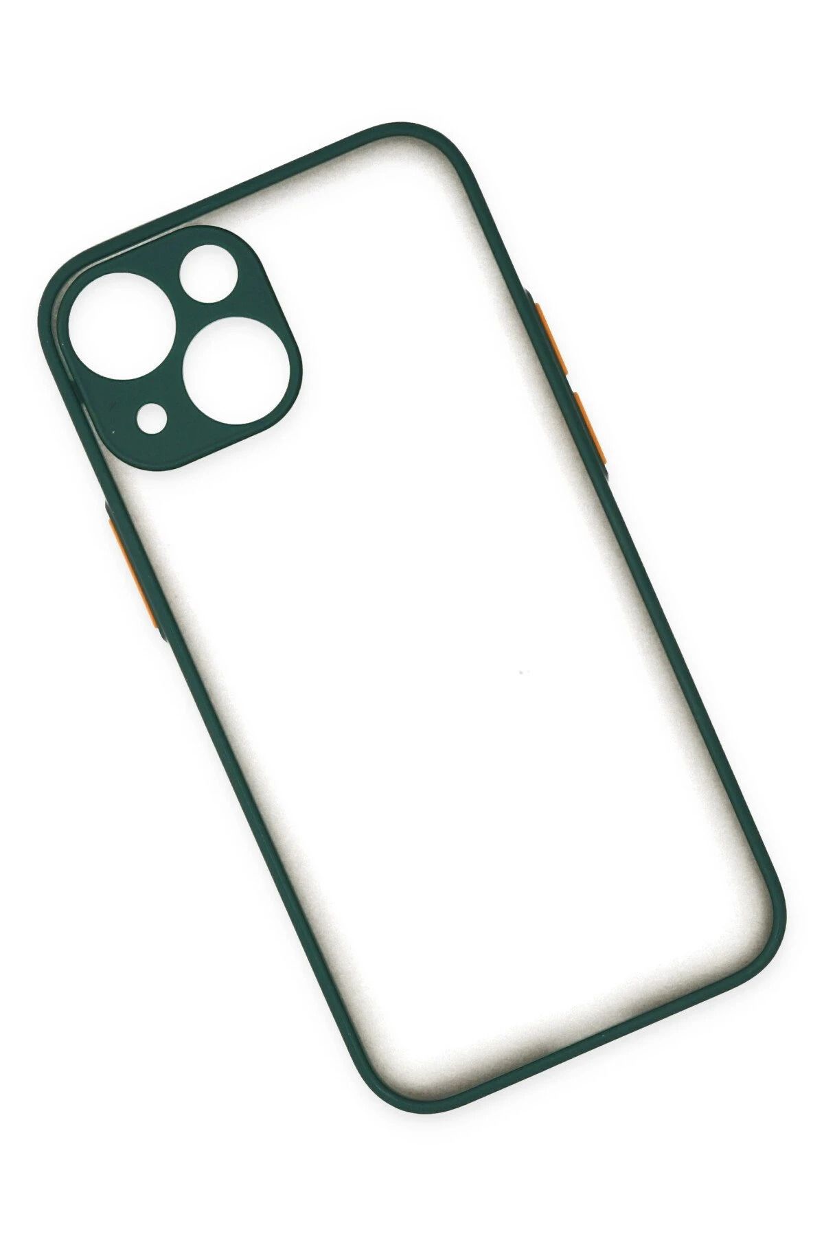 NewFace iPhone 15 Plus Kılıf Montreal Silikon Kapak - Yeşil ZRNET