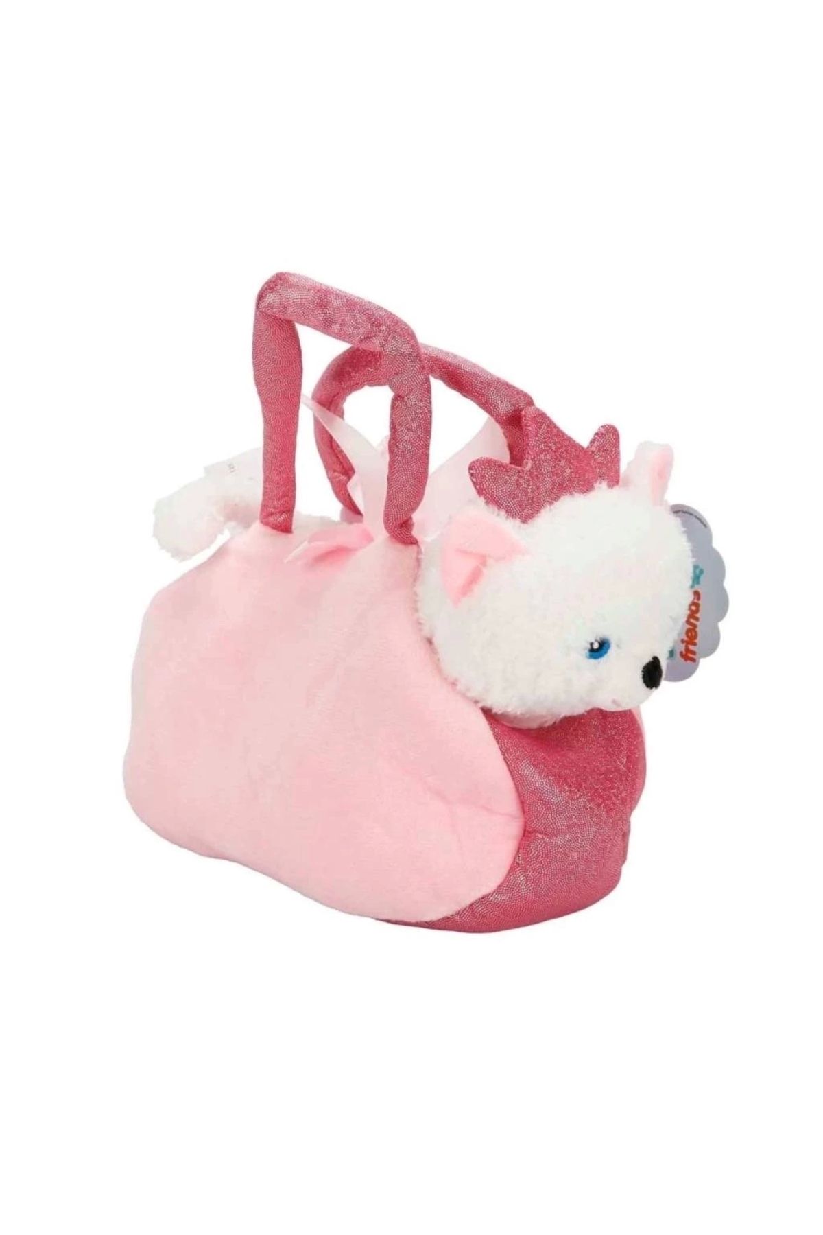 FTT SHOPPING MARKET Nessiworld 4775 Peluş Kedi Köpek Taşıma Çantalı 20 cm -Sunman