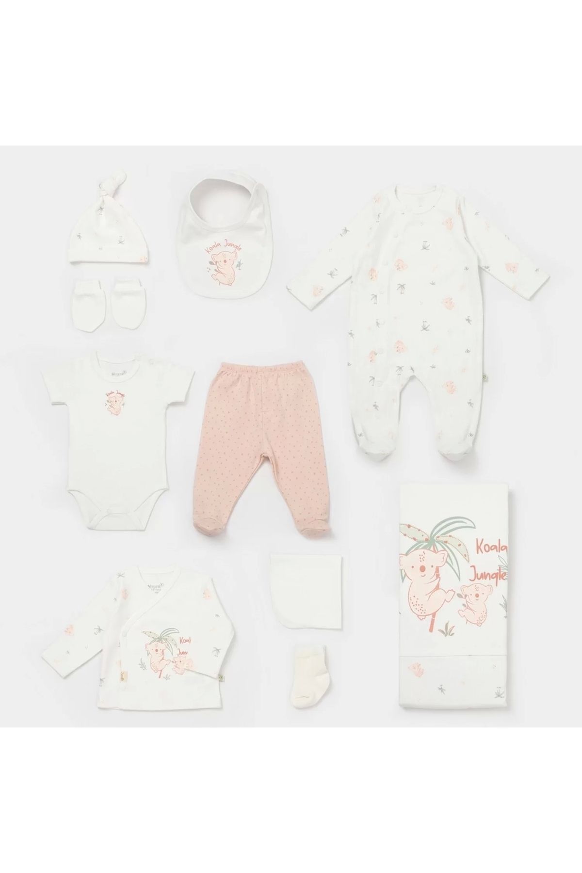 FTT SHOPPING MARKET Koala Jungle 10'lu Hastane Çıkış Seti Pembe