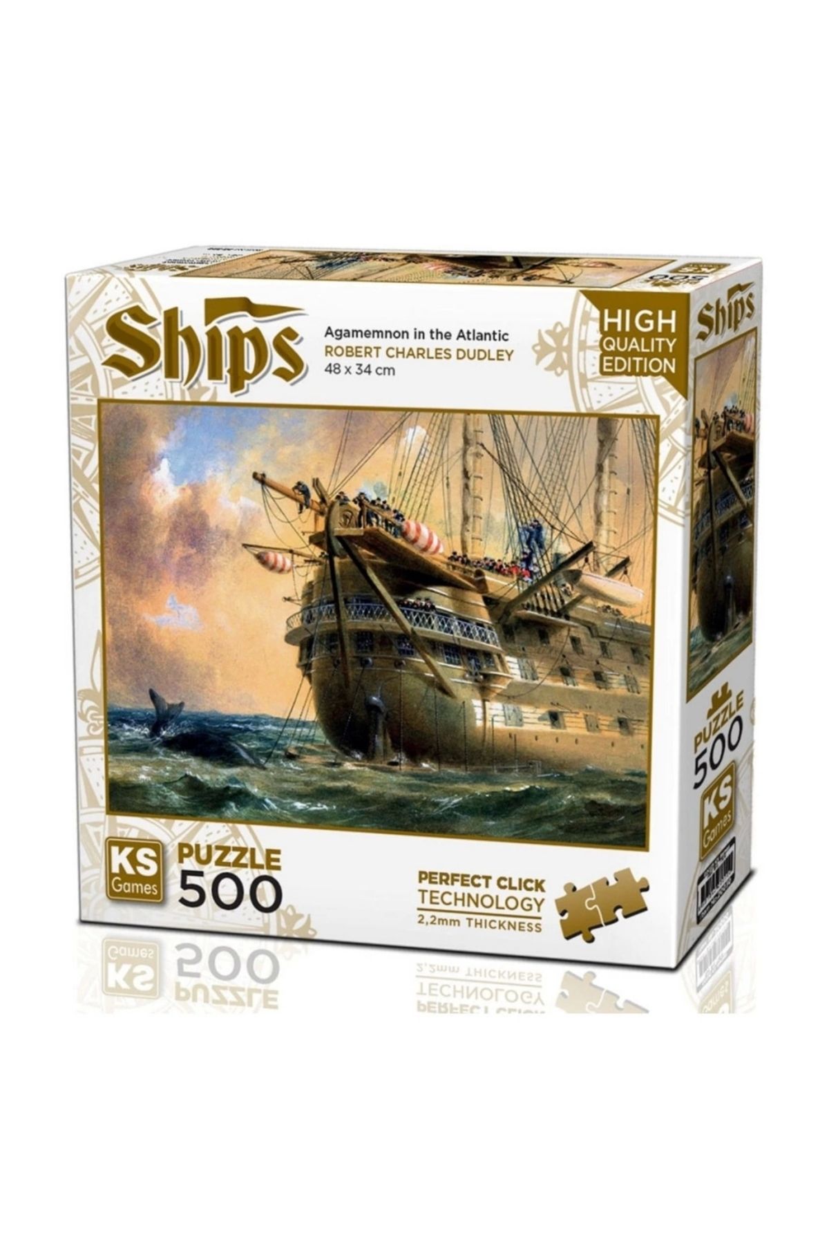 FTT SHOPPING MARKET Nessiworld KS Games HMS Agamemnon in Atlantic Puzzle 500 Parça 20050