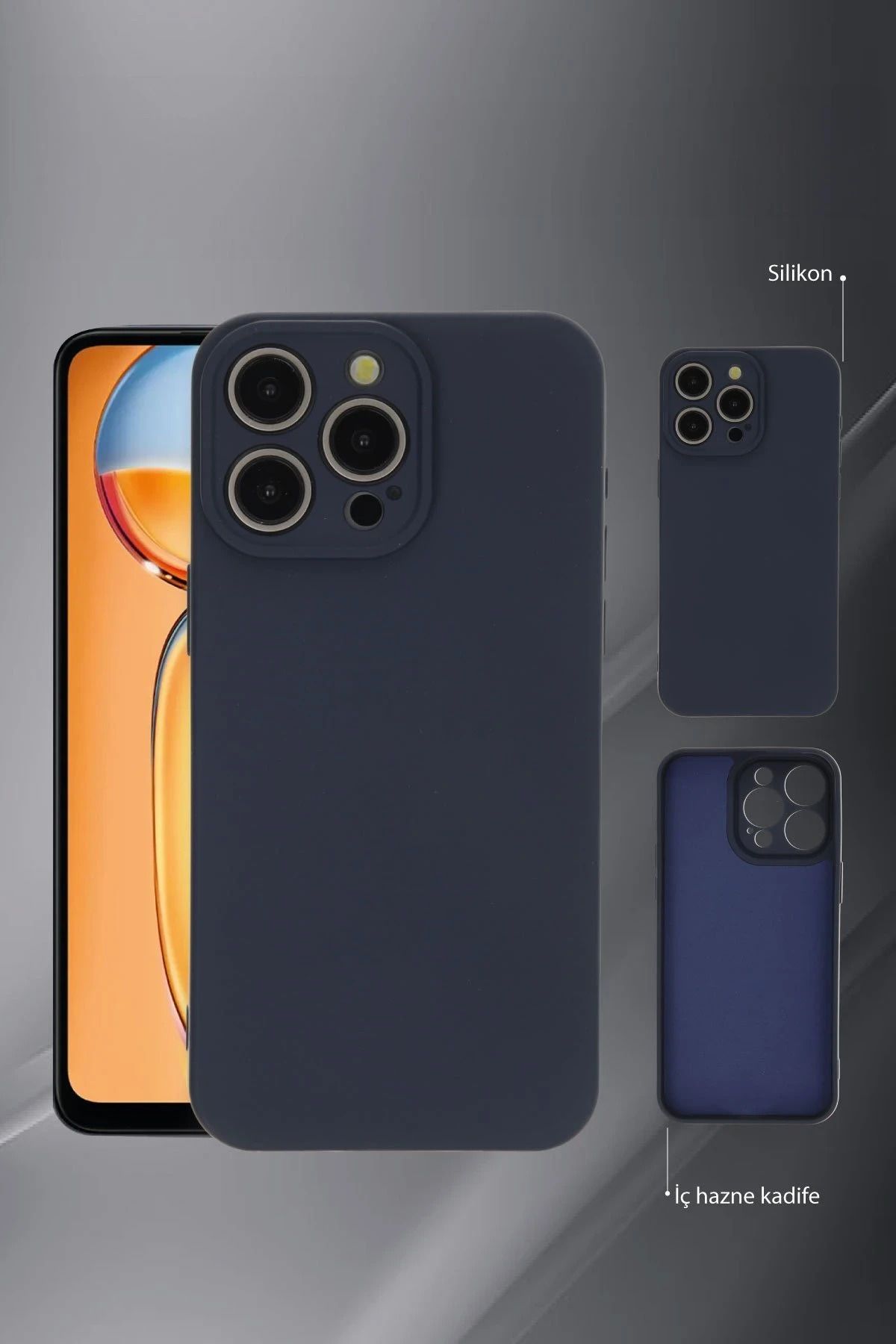 NewFace Vivo Y36 uyumlu Kılıf Nano içi Kadife Silikon - Sarı SVLRS