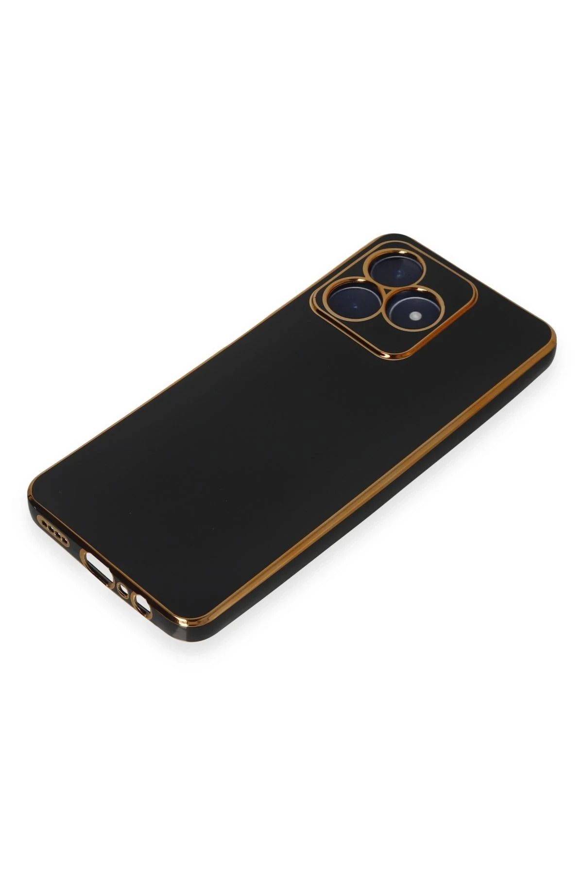 NewFace Realme C53 Kılıf Volet Silikon - Siyah SVLRS