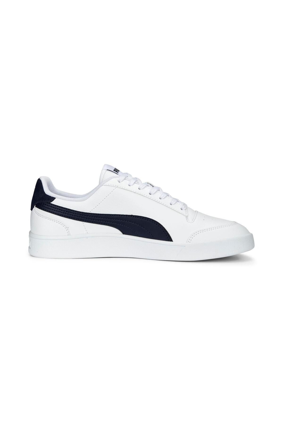 Puma Günlük Bağcıklı Spor Sneaker Beyaz-Lacivert Kadın Ayakkabı