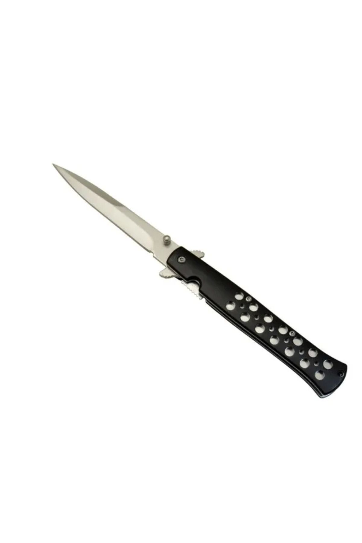 Belle Fusion Çakı Metal Siyah 22,5 Cm Yarı Otomatik , Kemerlikli