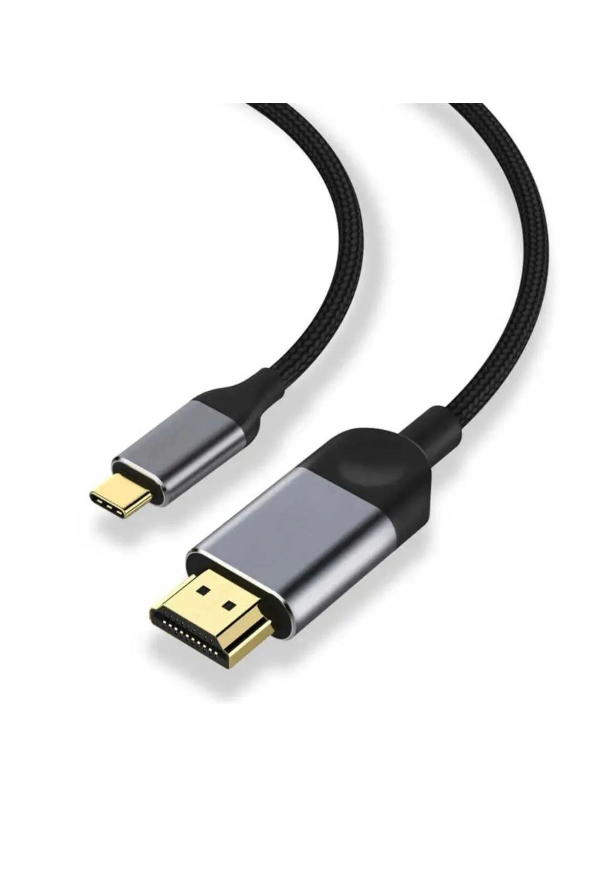 Belle Fusion 3 Metre 8 Gbps Hız 4k/30 Hz Type C To Hdmı Çevirici Dönüştürücü Tv Telefon Pc Hasır Bağlantı Kablosu