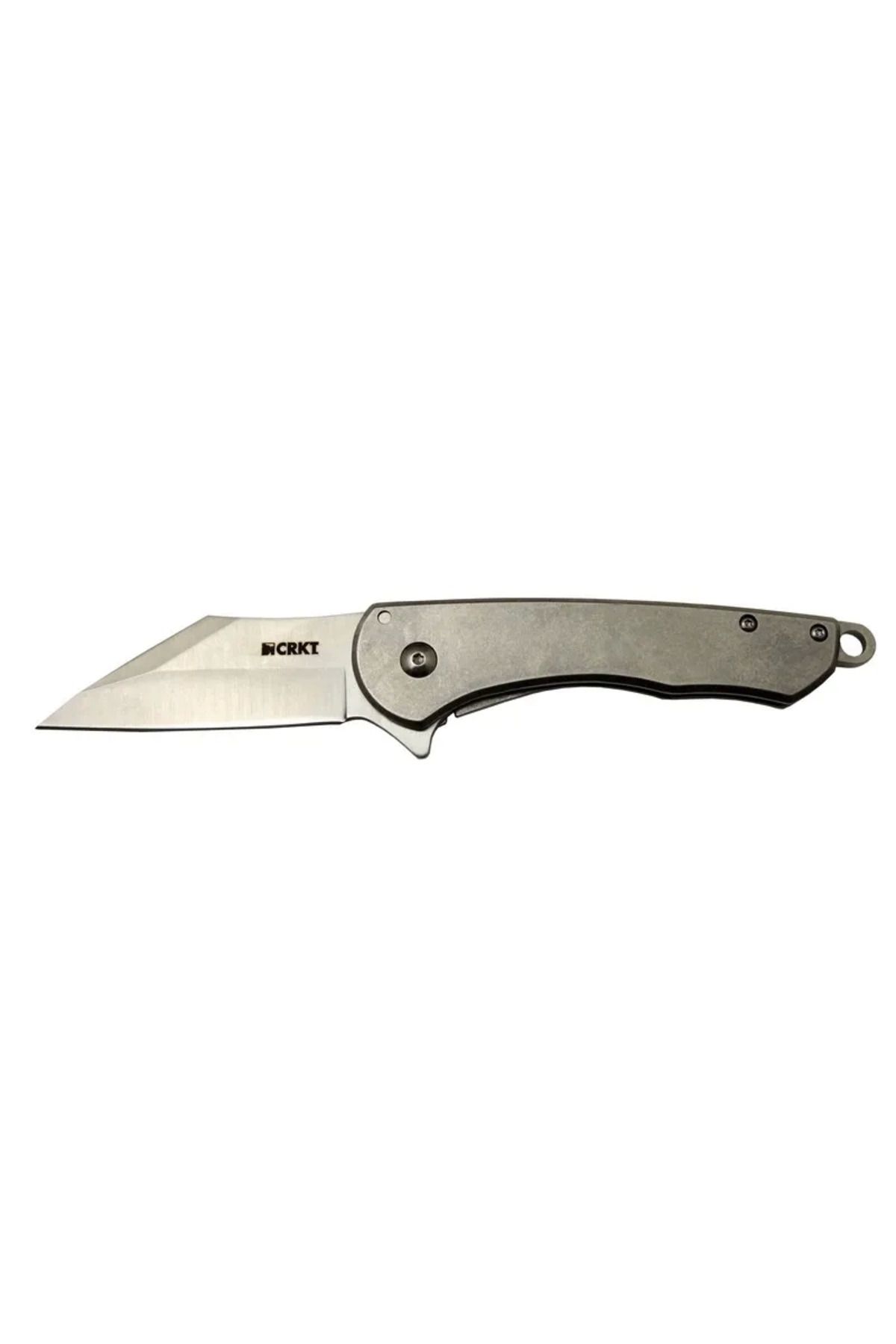 Belle Fusion Crkt Jettison 6820 Wy Beyaz Kamp / Outdoor Çakı 18,5cm - Yarı Otomatik, Kemerlikli, Kutulu