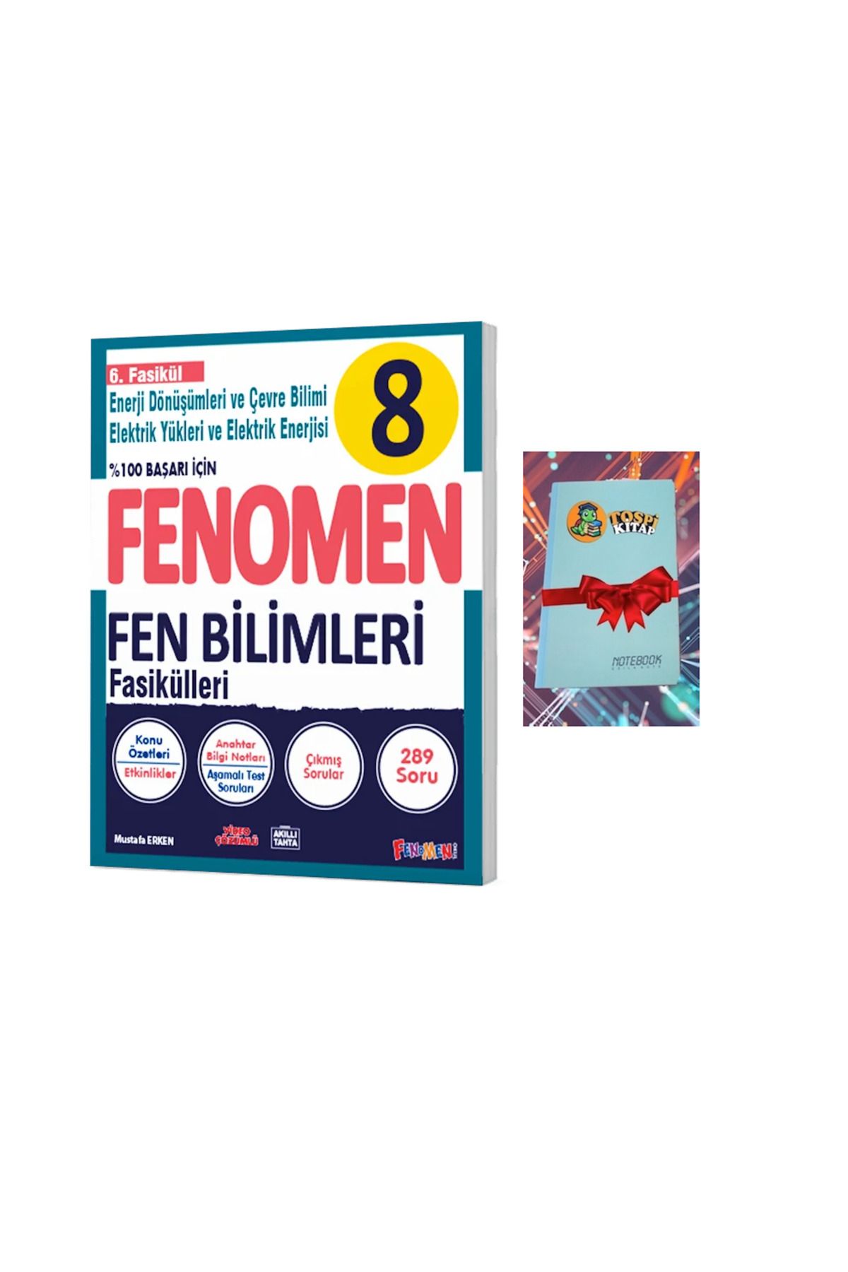 Fenomen Yayıncılık 8 Fen Bilimleri 6. Fasikül(Enerji Dön. Ve Çevre Bil.-Elektrik Yükleri Elek. Enerjisi)(DEFTER HEDİYE)