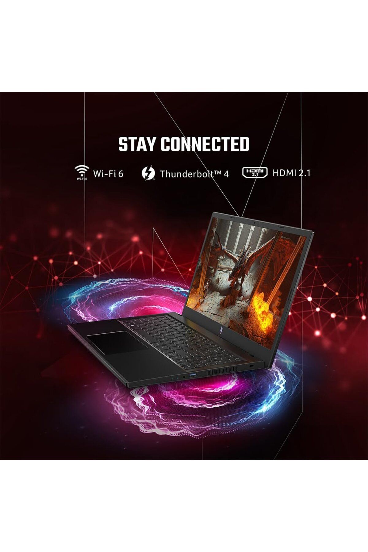 ACER-Nitro V15 ANV15 Gaming Notebook 13th Gen Intel Core i7-13620H/16GB DDR5 RAM/512GB SSD 7