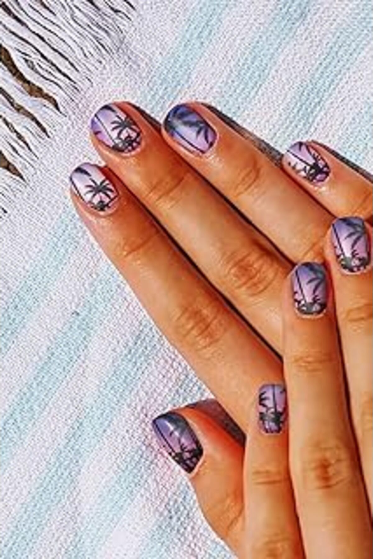 Mu Art Artikel Palmiye Tırnak Dövmesi, Tırnak Tattoo, Nail Art, Tırnak Sticker