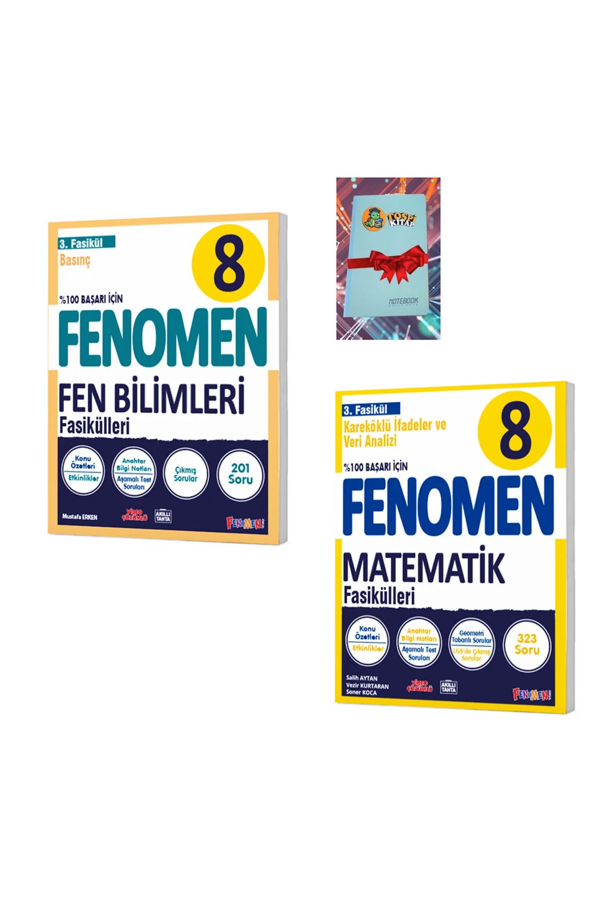 Fenomen Yayıncılık 8 MATEMATİK + FEN BİLİMLERİ 3. FASİKÜL (DEFTER HEDİYE)