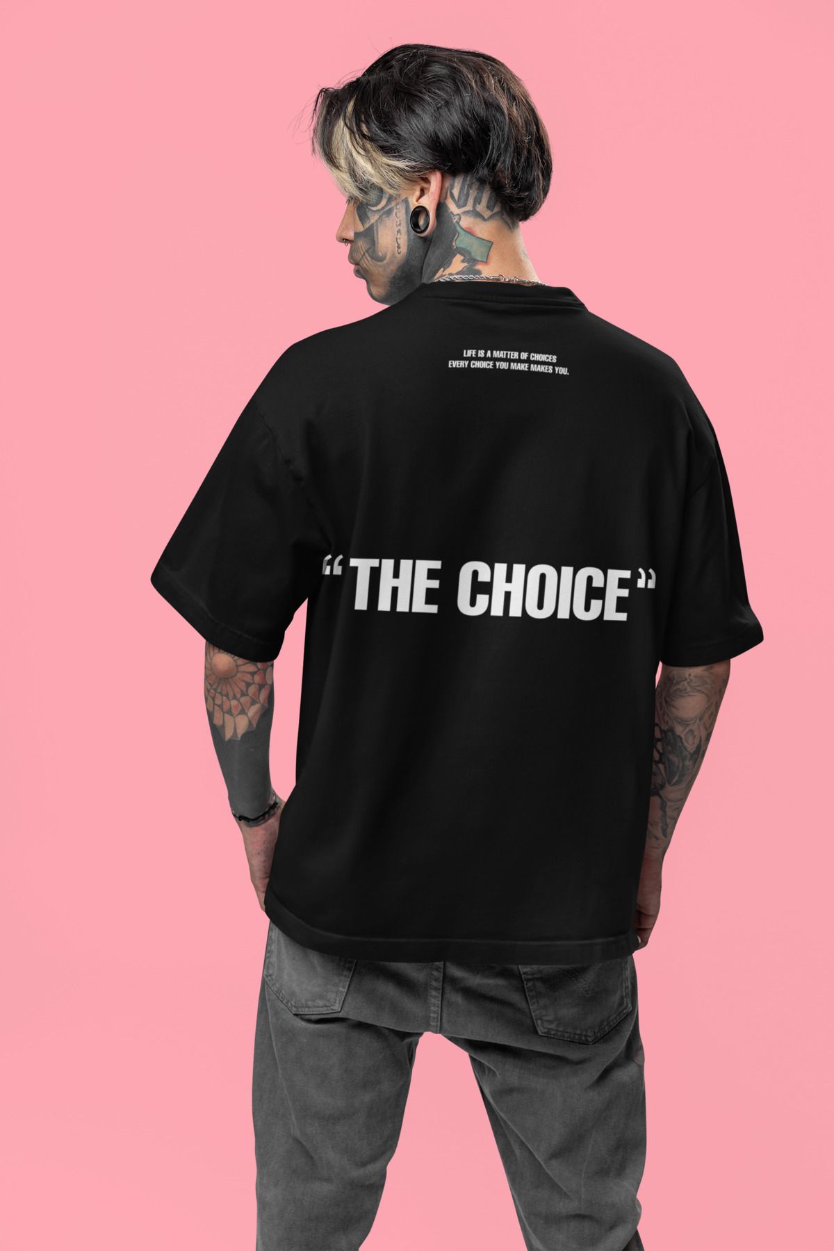 ick artwear THE CHOICE BASKILI ULTRA COMFORT OVERSIZE TSHIRT – 30/1 SÜPREM PENYE