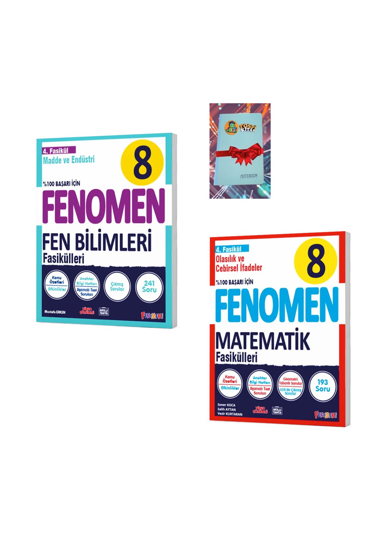 Fenomen Yayıncılık 8 MATEMATİK + FEN BİLİMLERİ 4. FASİKÜL (DEFTER HEDİYE)