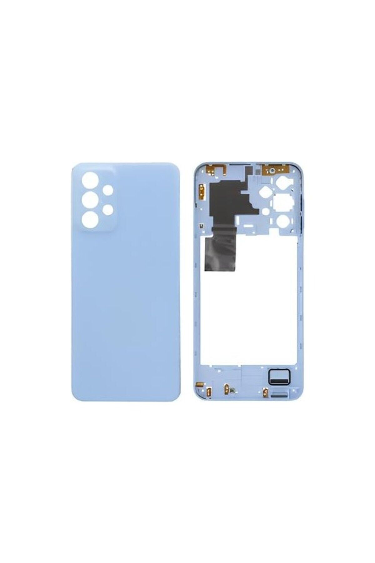 senalstore açık Samsung Galaxy A23 - SM-A235F FULL Kasa Arka Kapak Takım Mavi