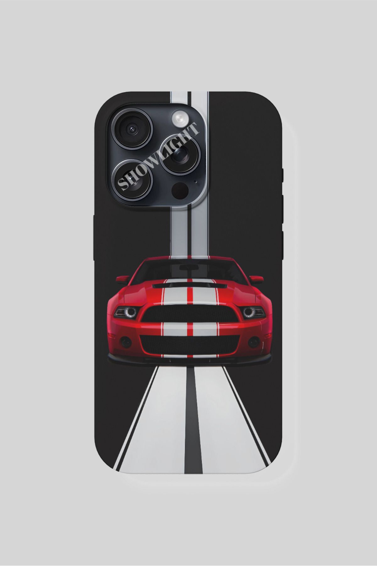SHOWLIGHT Xiaomi Mi 9 Lite Uyumlu Car Tasarımlı Premium Telefon Kılıfı