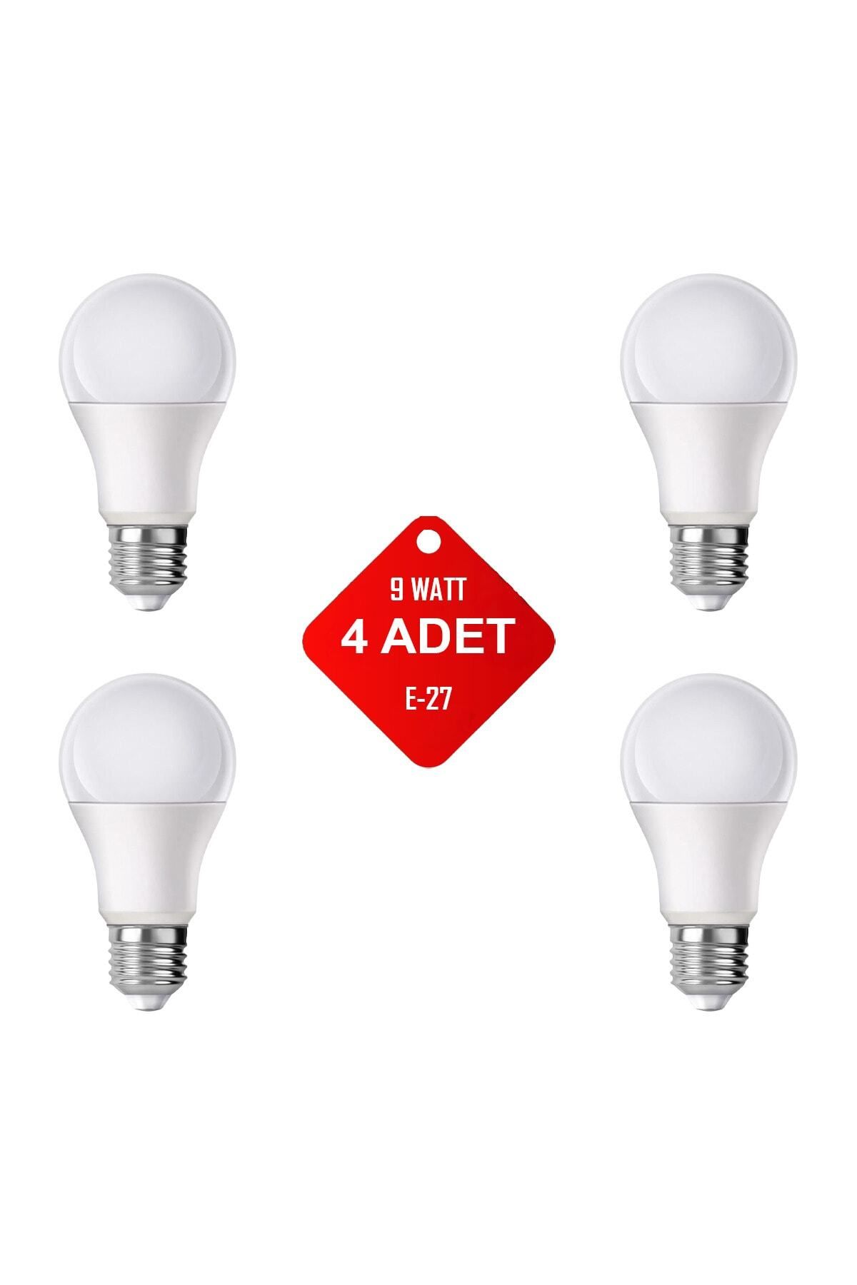 Sultan 4 Adet Tasarruflu Beyaz Renk Led Ampul (9 Watt)