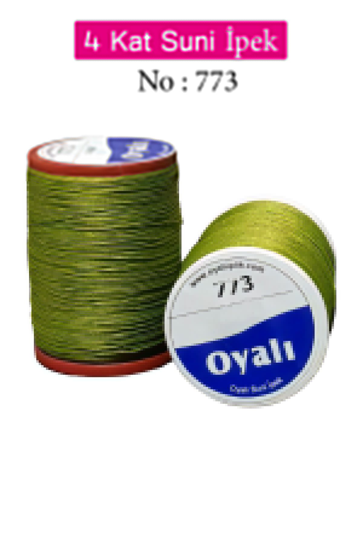 Nurum E Tİcaret Oyalı 4 Kat Suni İpek İplik İğne Oyası Boncuk İpi Tığ Oyası No:773