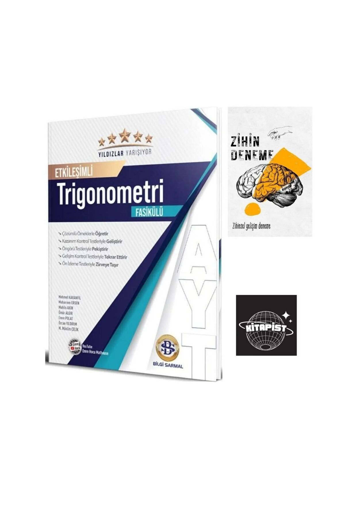 Bilgi Sarmal Yayınları BİLGİSARMAL- TRİGONOMETRİ KONU FASİKÜLLERİ I+ZİHİNDENEME.KS-s772