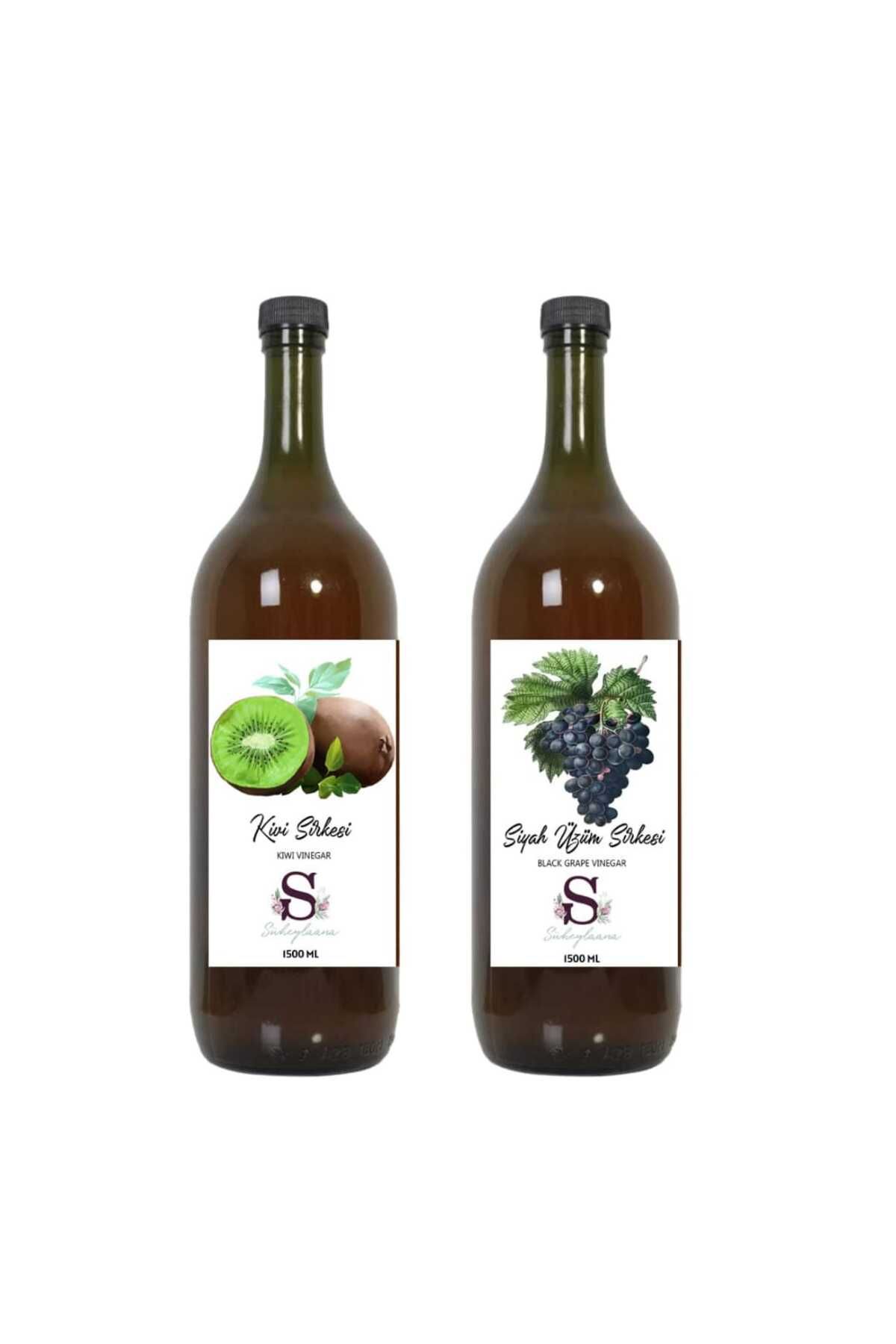 Süheylaana Doğal Kivi Sirkesi 1500 Ml - Doğal Siyah Üzüm Sirkesi 1500 Ml