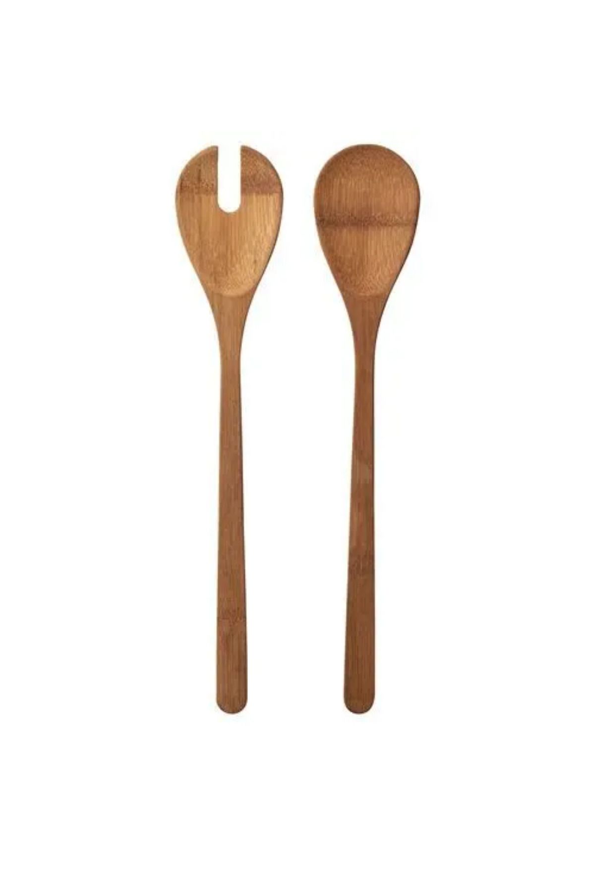 IKEA Kaliteli Üretim Dayanıklı Pratik Kullanışlı Kullanımı Kolay Bambu 2 Parça Servis Takımı GRÖNSAKER
