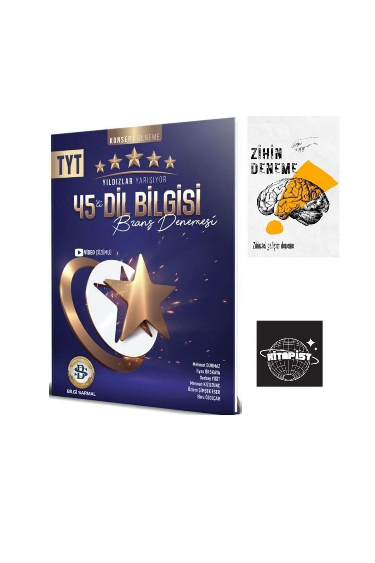Bilgi Sarmal Yayınları BİLGİSARMAL- TYT DİL BİLGİSİ YLDIZLAR YARIŞIYOR DENEMELERİ+ZİHİNDENEME.KS-s230