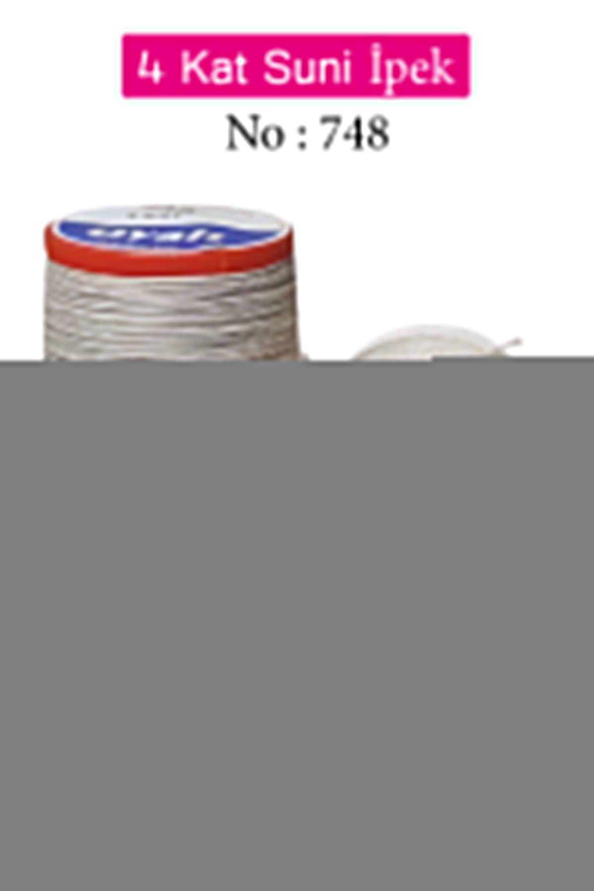 Nurum E Tİcaret Oyalı 4 Kat Suni İpek İplik İğne Oyası Boncuk İpi Tığ Oyası No:748