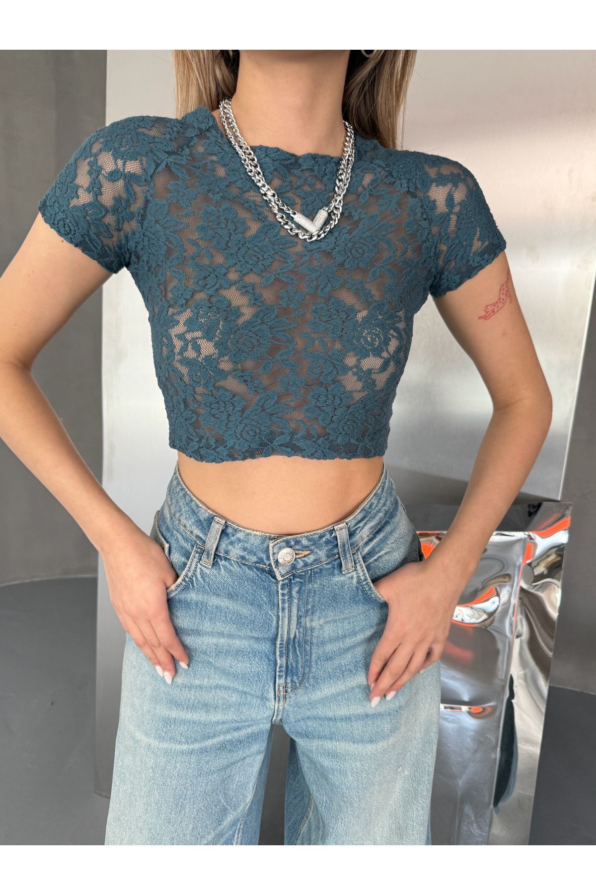 bisantana Dantelli Basic Crop