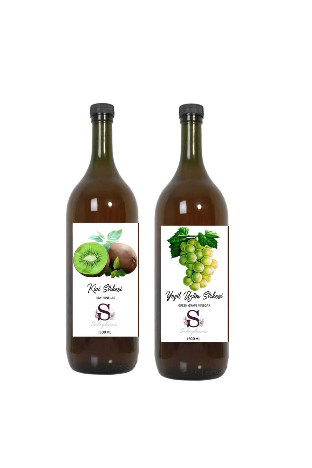 Süheylaana Doğal Kivi Sirkesi 1500 Ml - Doğal Yeşil Üzüm .Sirkesi 1500 Ml