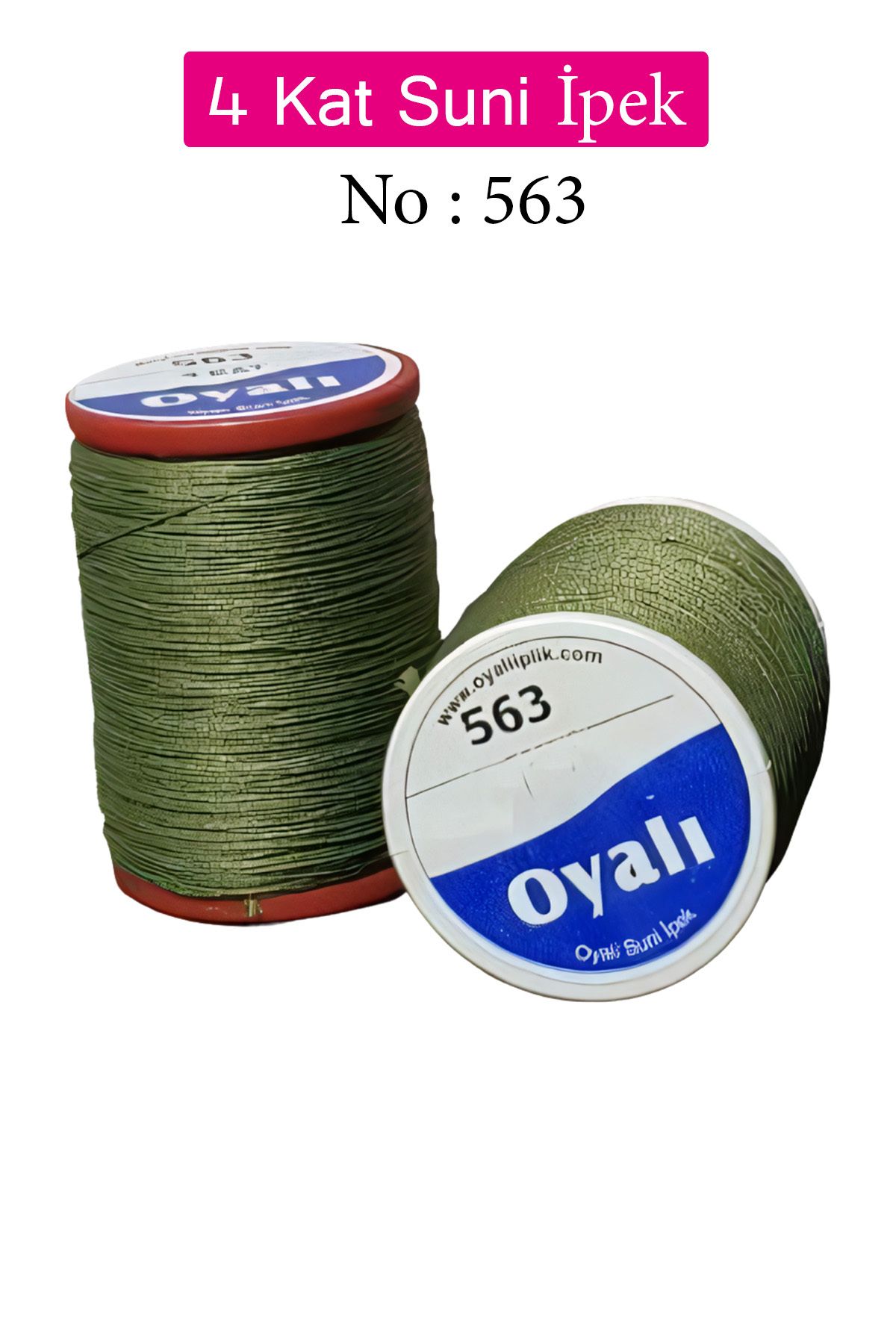 Nurum E Tİcaret Oyalı 4 Kat Suni İpek İplik İğne Oyası Boncuk İpi Tığ Oyası No:563