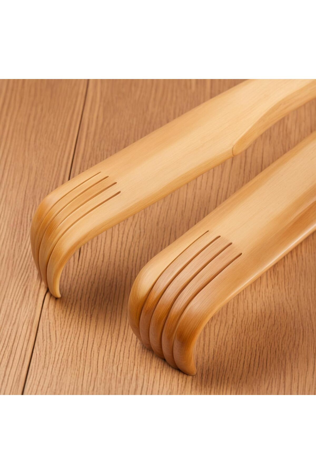 Busstier Masaj Tekerli Doğal Ahşap Sırt Kaşıyıcı 47x4 cm – Ergonomik El Yapımı Kaşıma Aleti