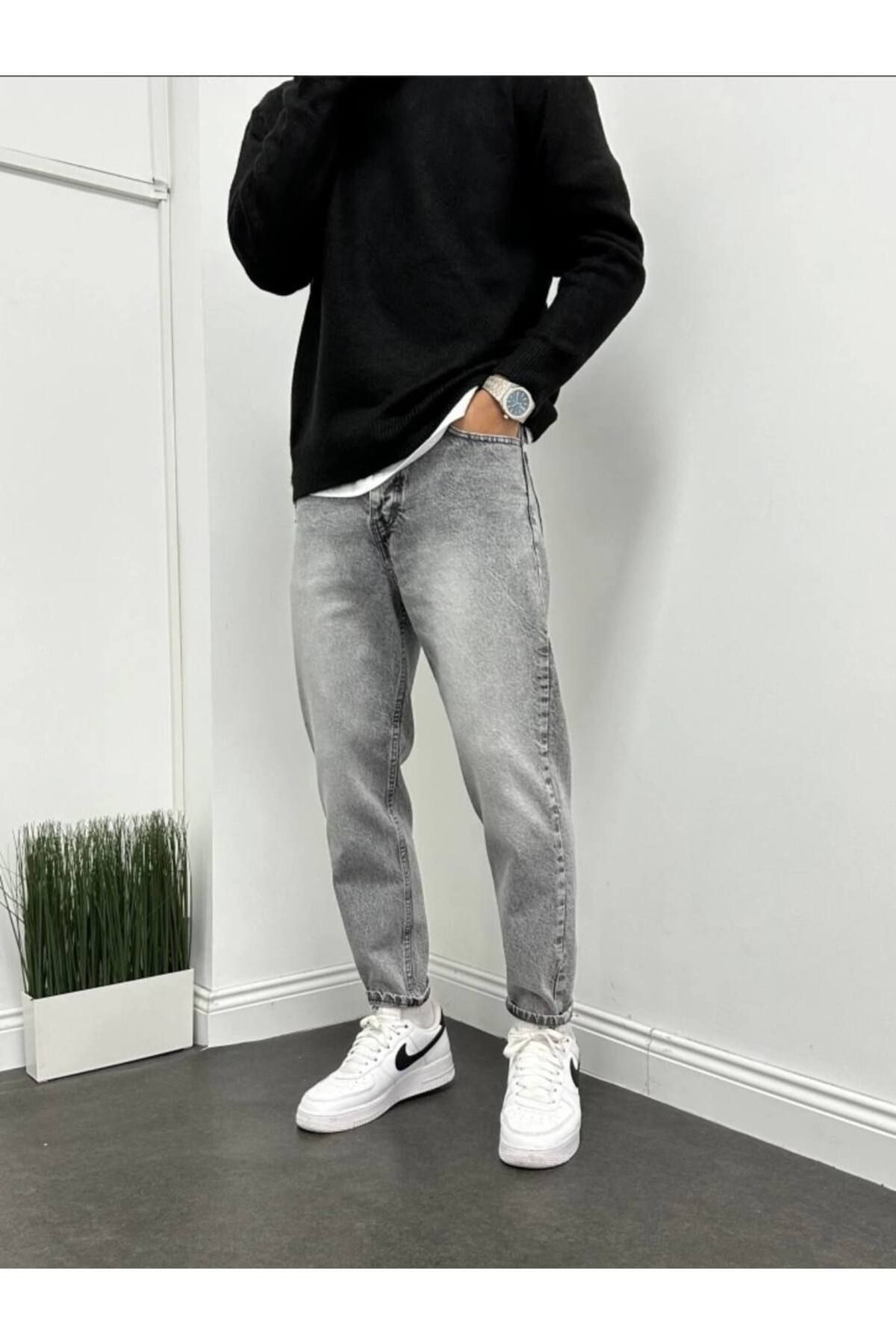 GOOD FASHION Boyfriend Rahat Kalıp Erkek Kot Pantolon
