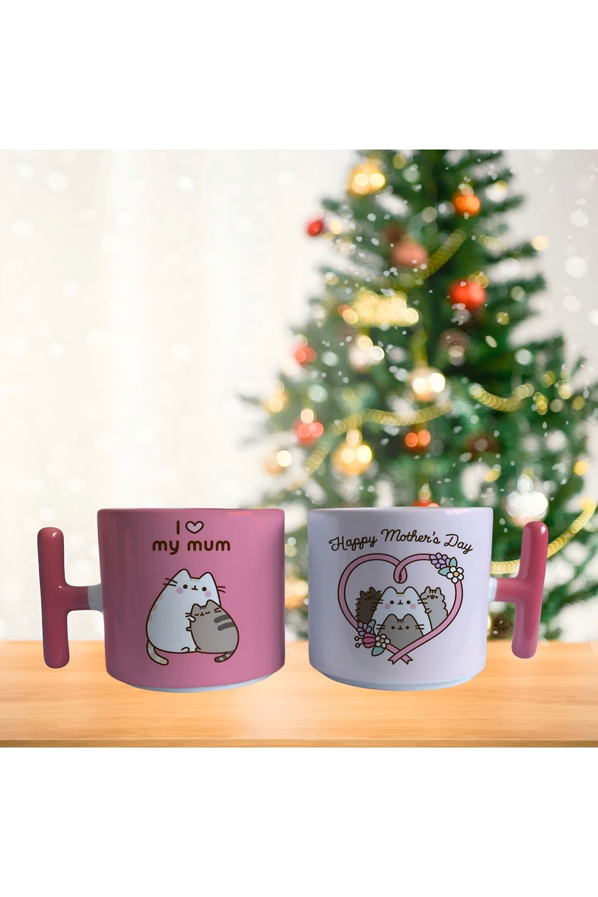 Ghostbusters Anneler günü pusheen ve annesi Porselen Fincan / Kupa -mug