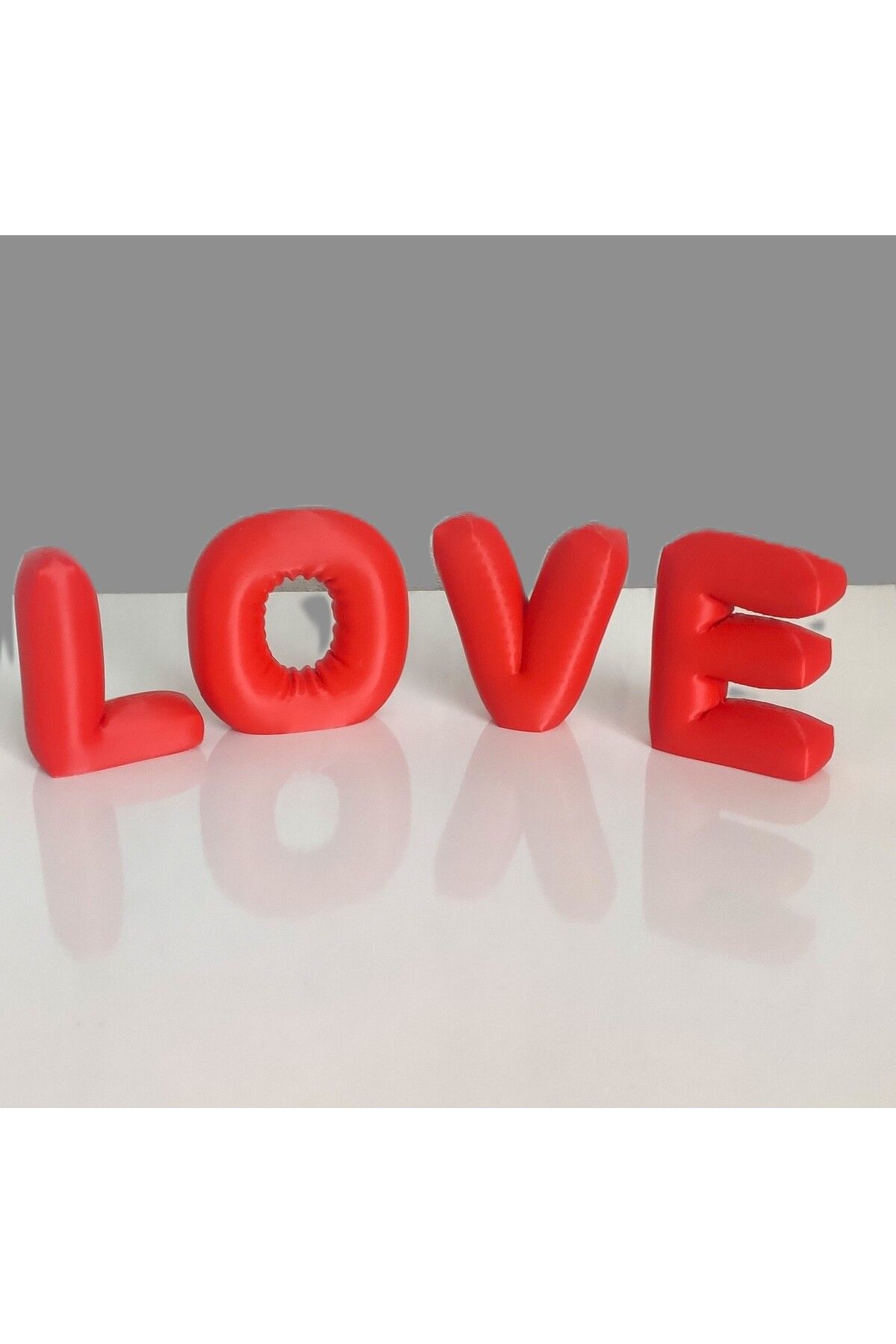 Home Kırmızı balon model love yazılı dekoratif süs eşyası