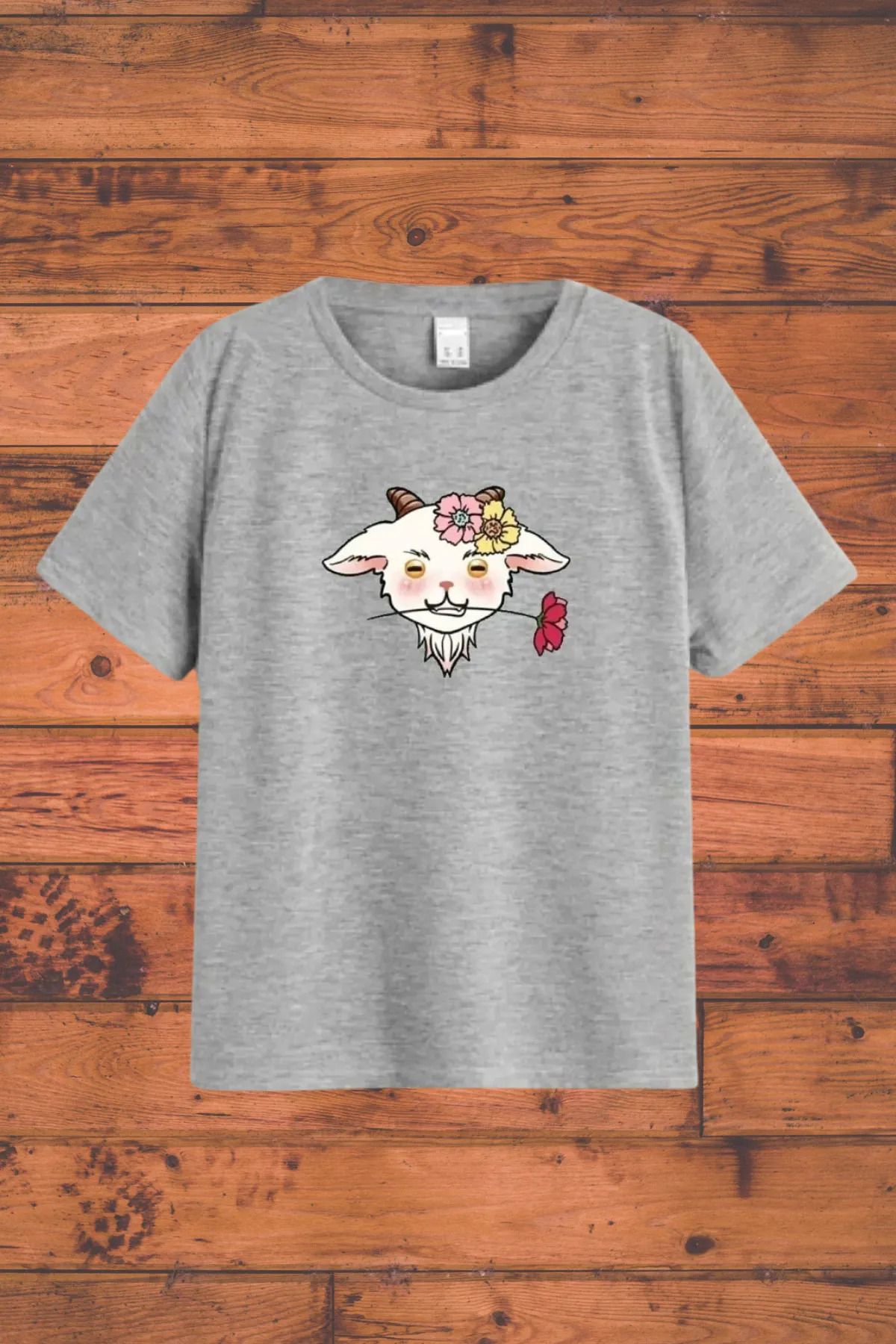 FeaR LeeS Kuzu Baskılı Kız Erkek Çocuk T-shirt