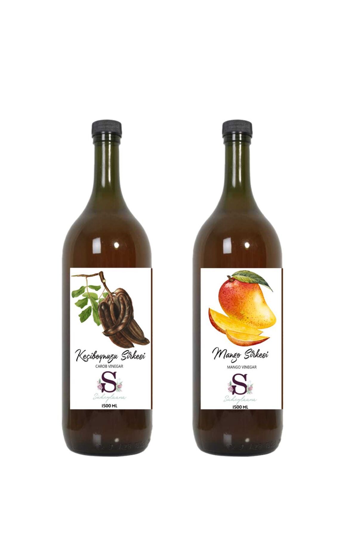 Süheylaana Doğal Keçiboynuzu Sirkesi 1500 Ml - Doğal Mango Sirkesi 1500 Ml