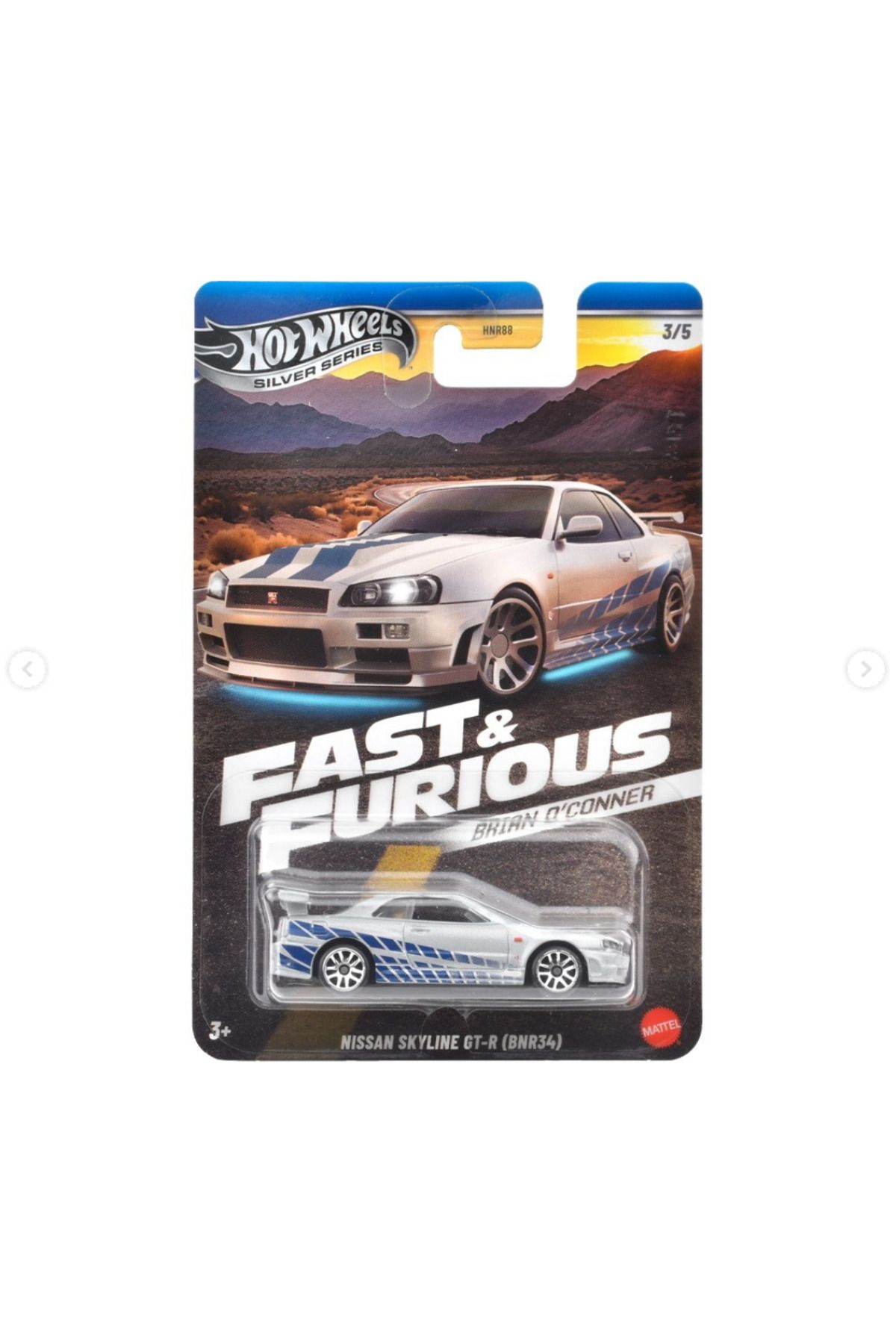 HOT WHEELS Brian O'conner GT-R BNR34 Fast & Furious Hızlı ve Öfkeli