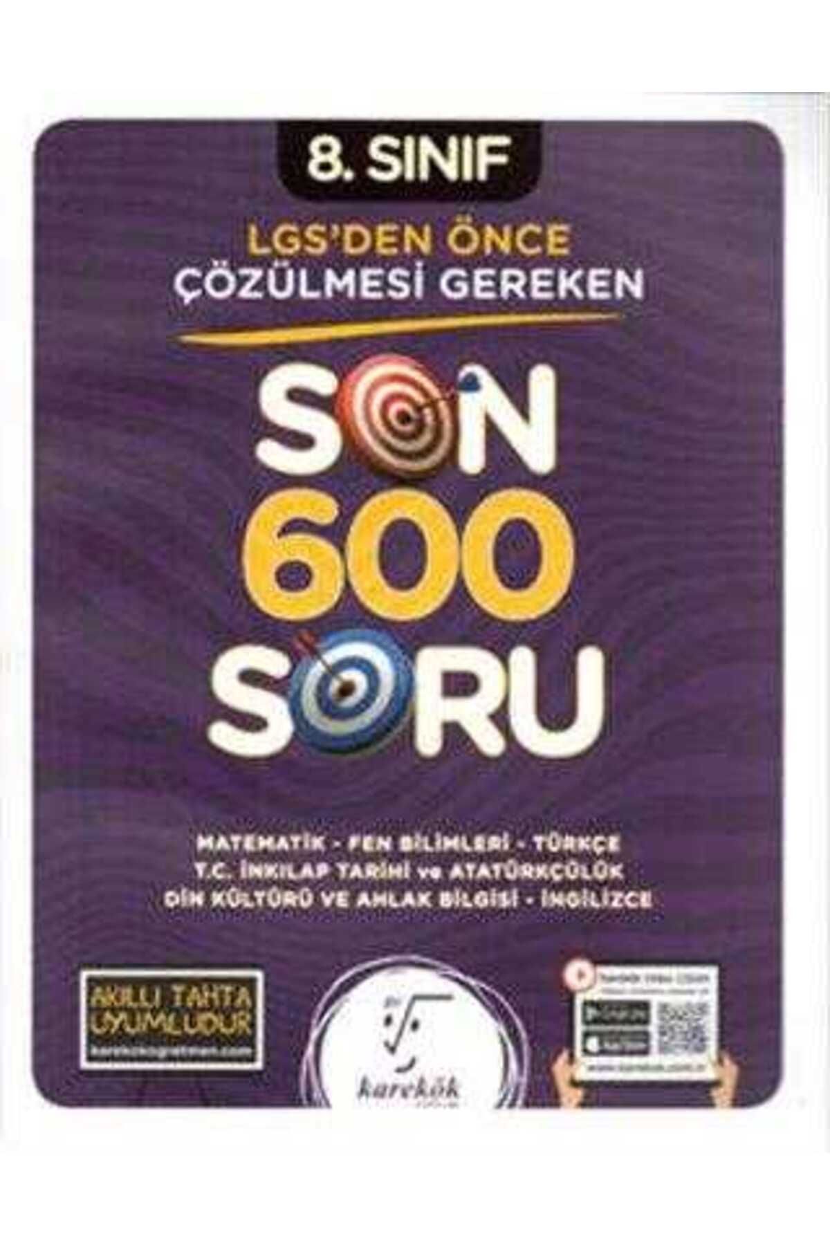 FourArts Karekök Yayıncılık 8. Sınıf LGS`den Önce Çözülmesi Gereken Son 600 Soru