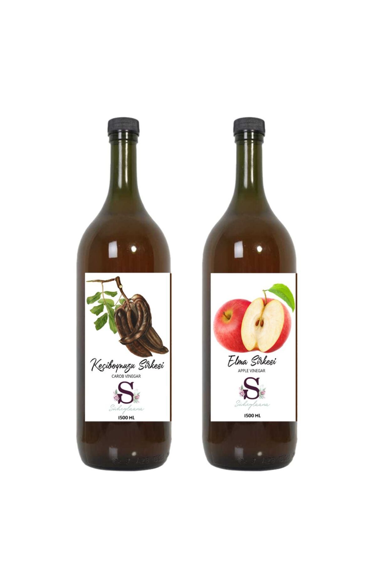 Süheylaana Doğal Keçiboynuzu Sirkesi 1500 Ml - Doğal Elma Sirkesi 1500 Ml