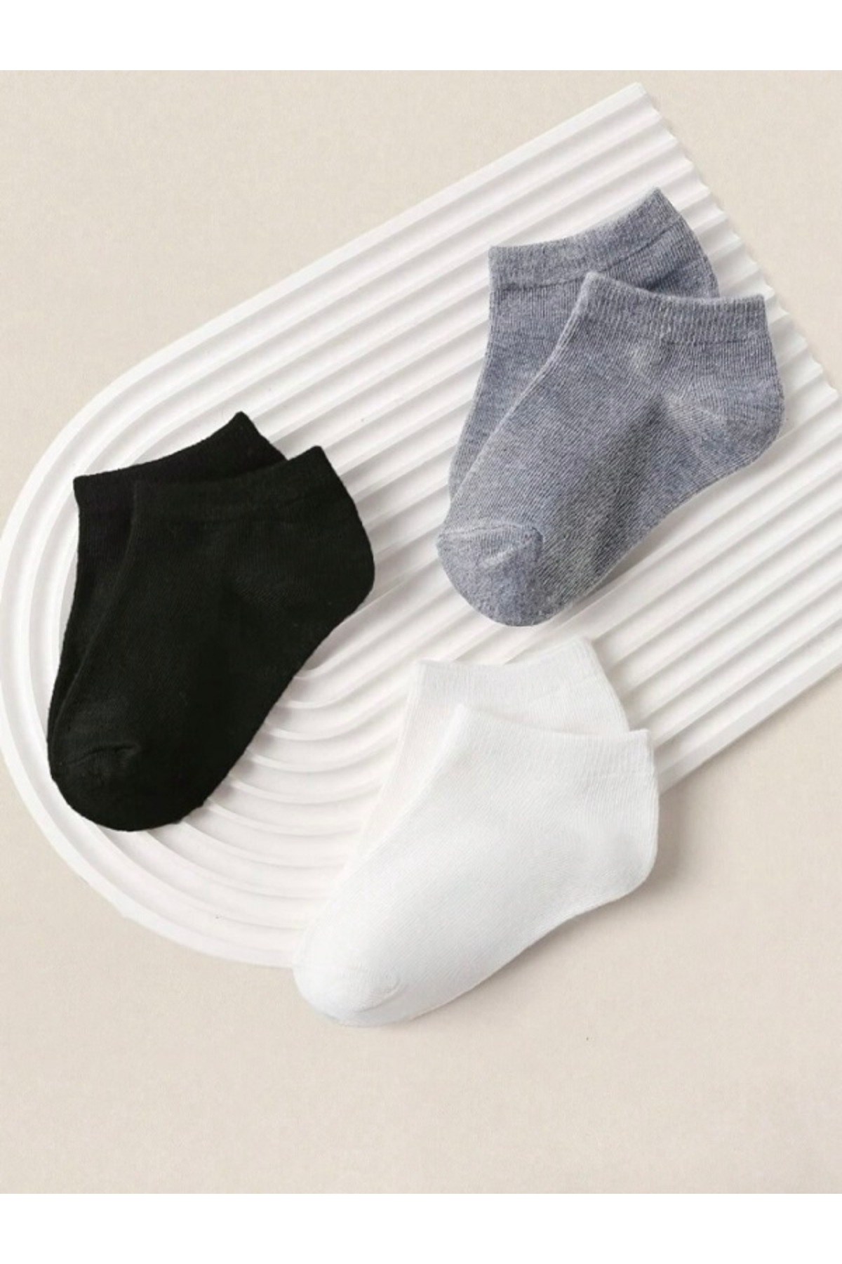 Black Arden Socks Unisex Çocuk Çorap Seti 5'li Okul Günlük Mevsimlik fotoğrafı 3 (önizleme)