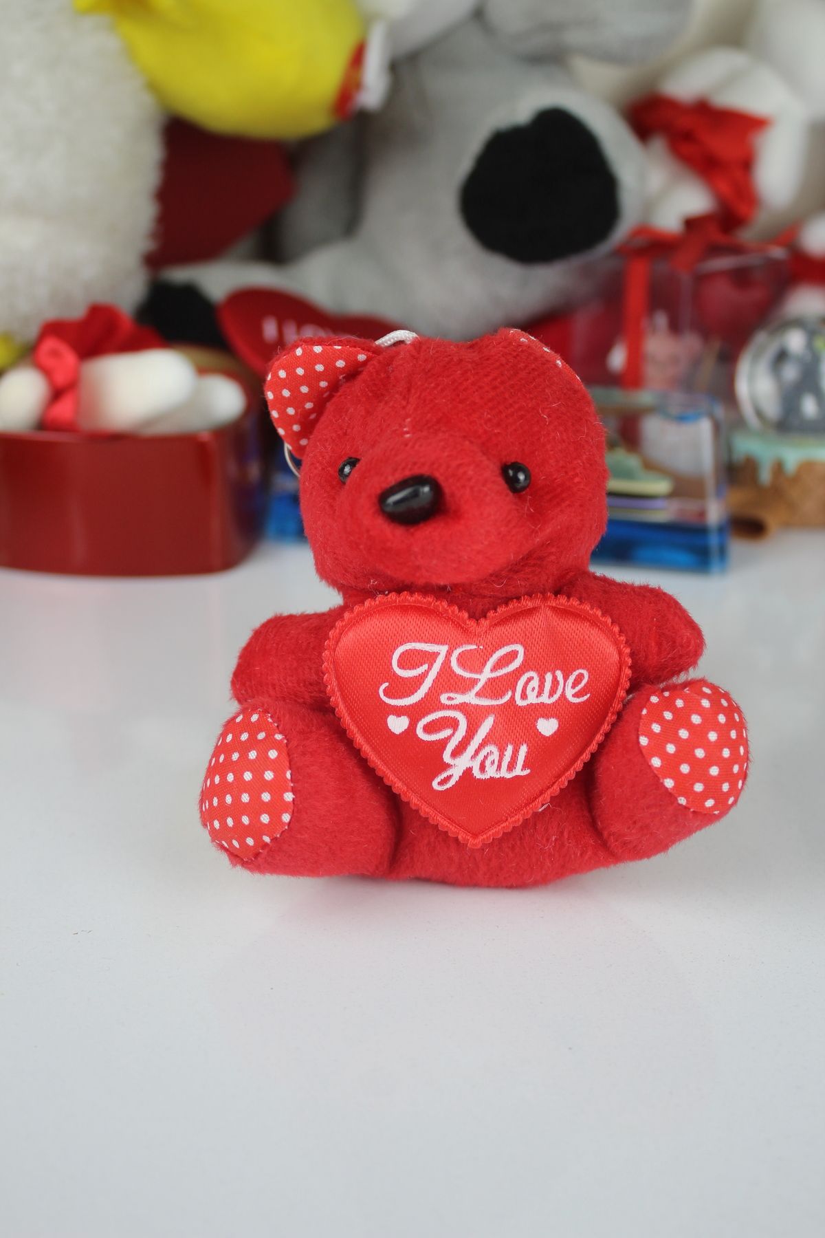 Goldwither Peluş Oyuncak Mini Boy Peluş Ayı Ayıcık Anahtarlık Civciv Panda Tavşan Sevgiliye Hediye