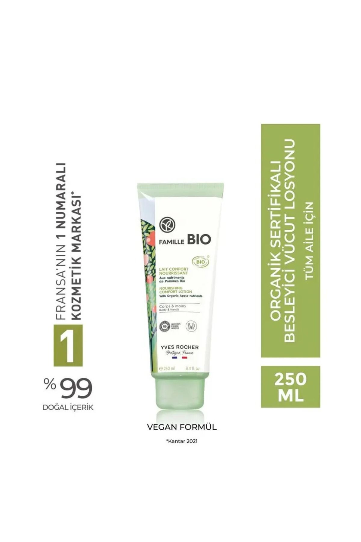 Yves Rocher Vücut Losyonu - Besleyici / Famille Bio 250 ml