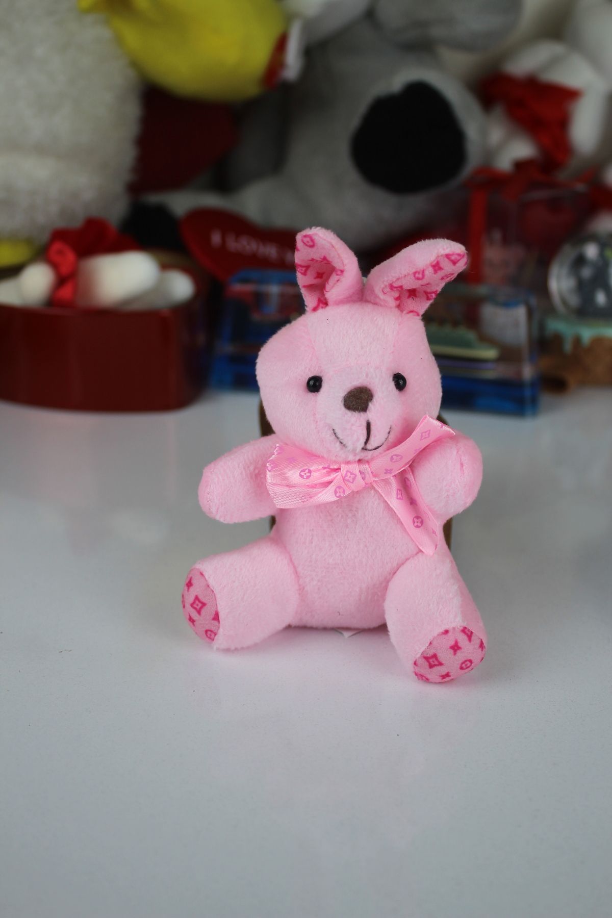 Goldwither Peluş Oyuncak Mini Boy Peluş Ayı Ayıcık Anahtarlık Civciv Panda Tavşan Sevgiliye Hediye