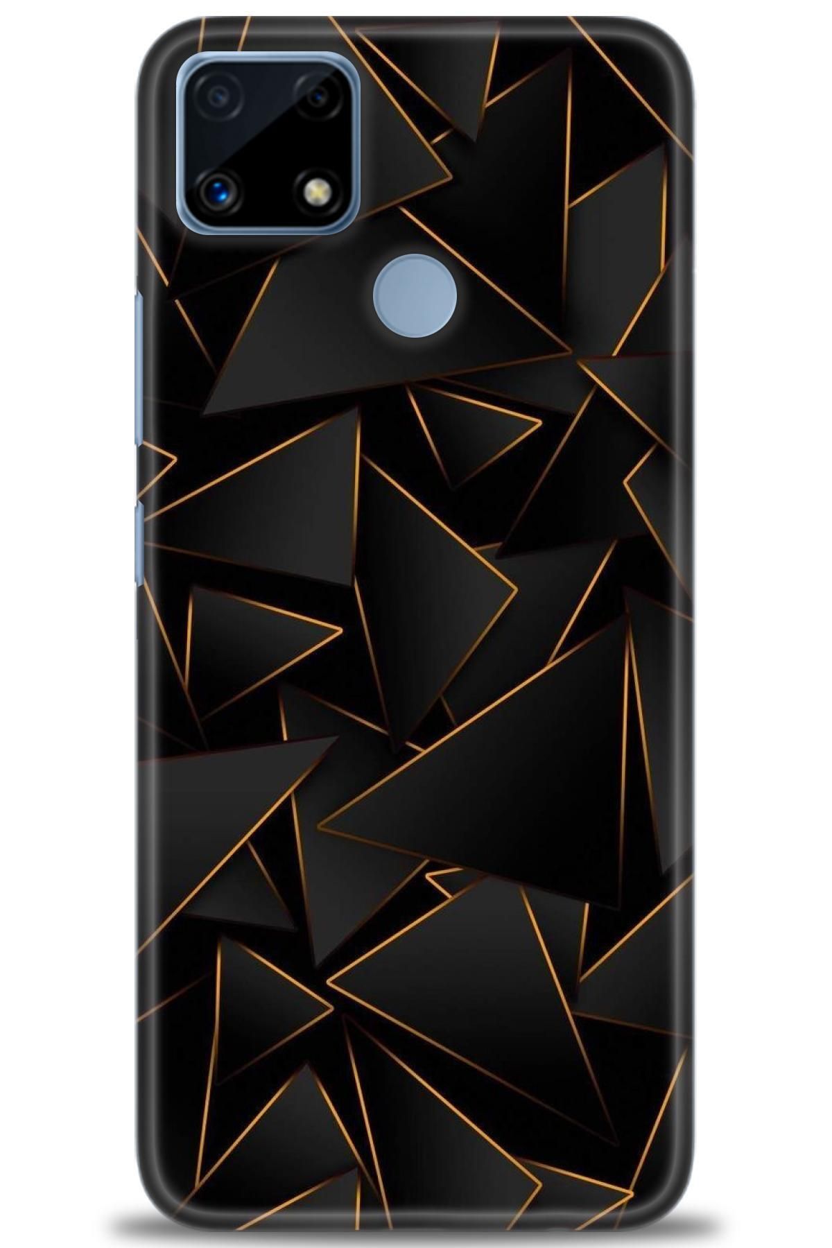 realme C25 / C25S İle Uyumlu HD Baskılı Desenli Silikon Kılıf - 44