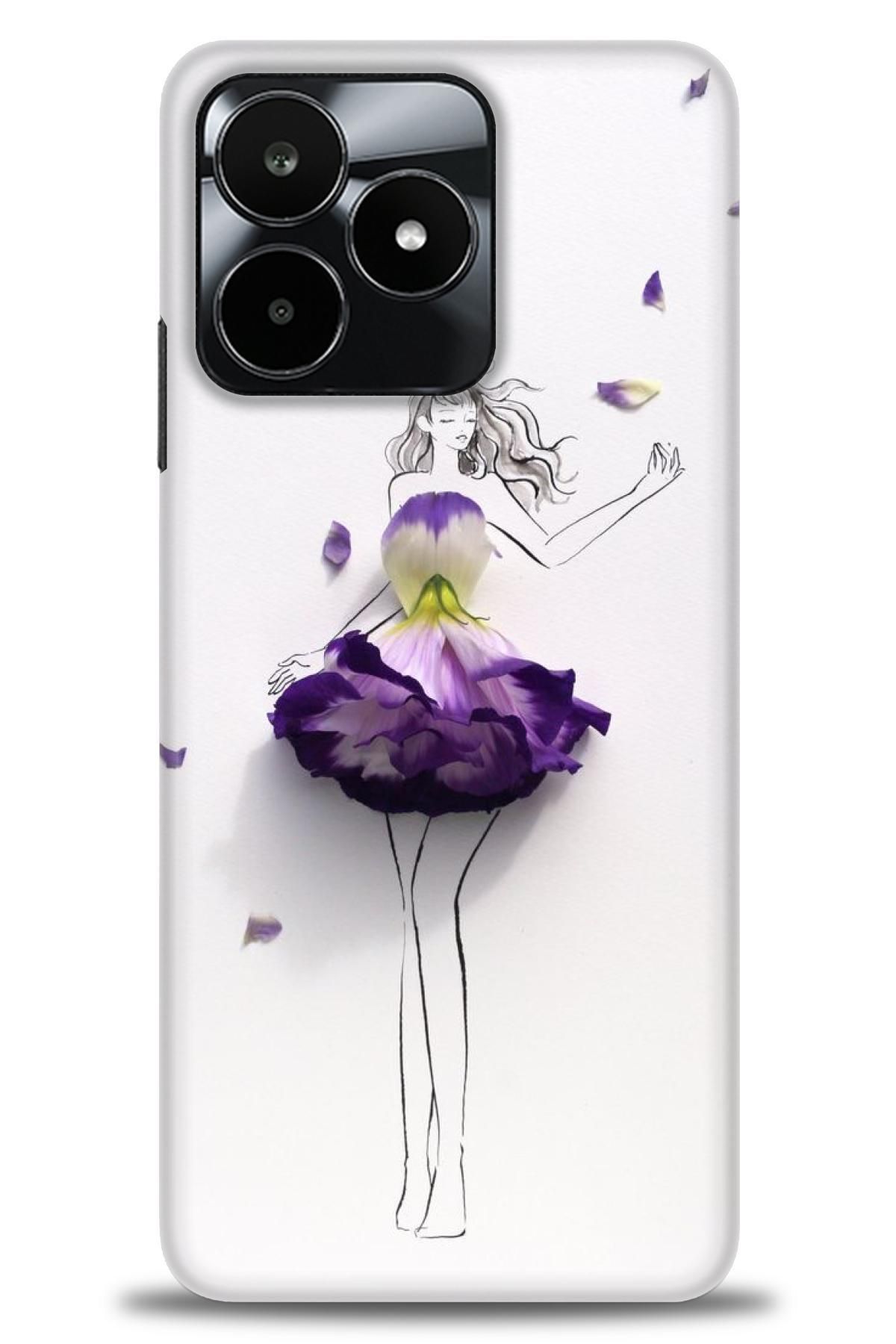 realme C53 İle Uyumlu HD Baskılı Desenli Silikon Kılıf - 740